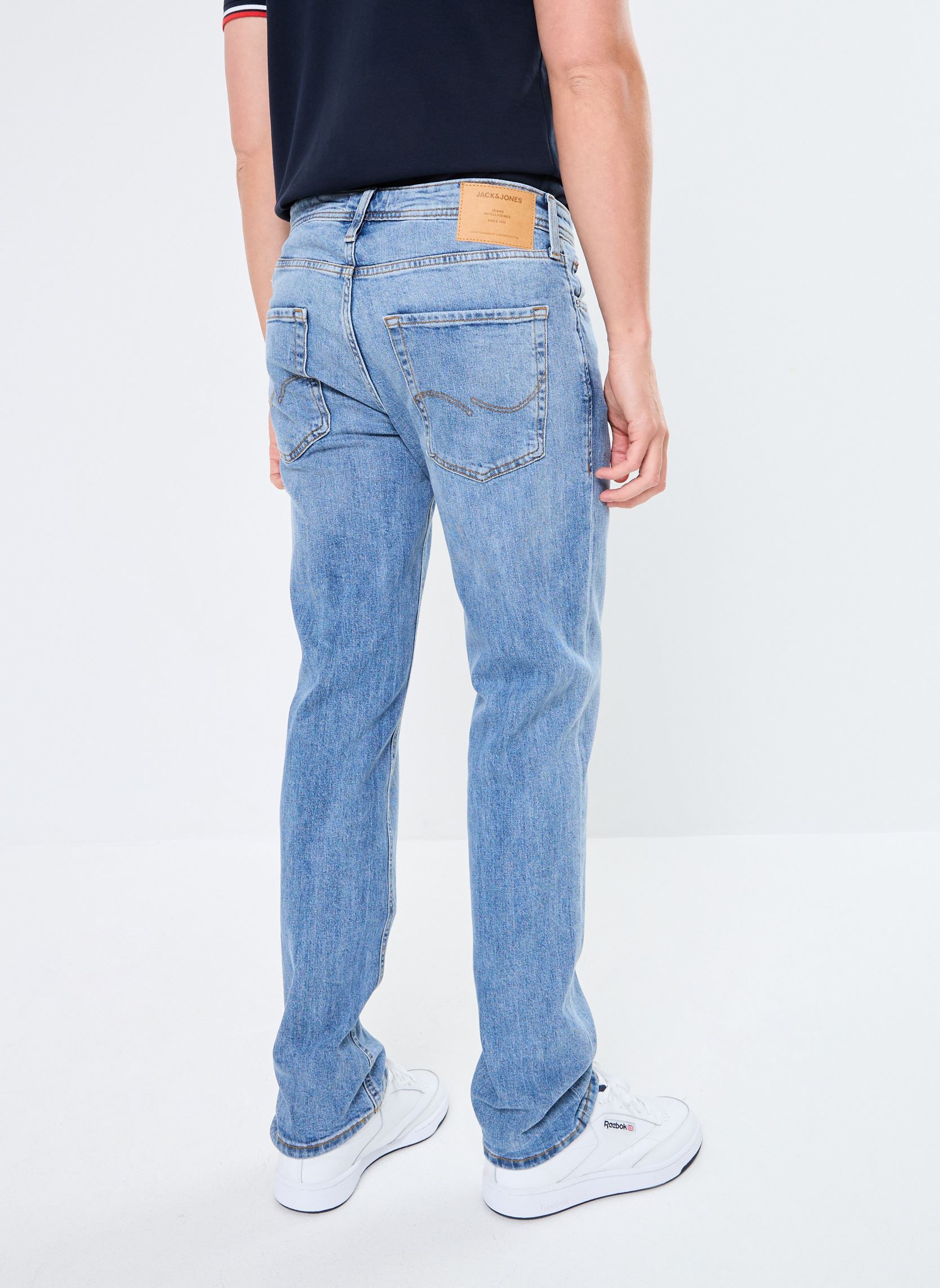 Jeans droit Jjiclark Jjoriginal Am 416 Noos homme bleu Jack & Jones Jeans droit Jjiclark Jjoriginal Am 416 Noos homme bleu Blue Denim