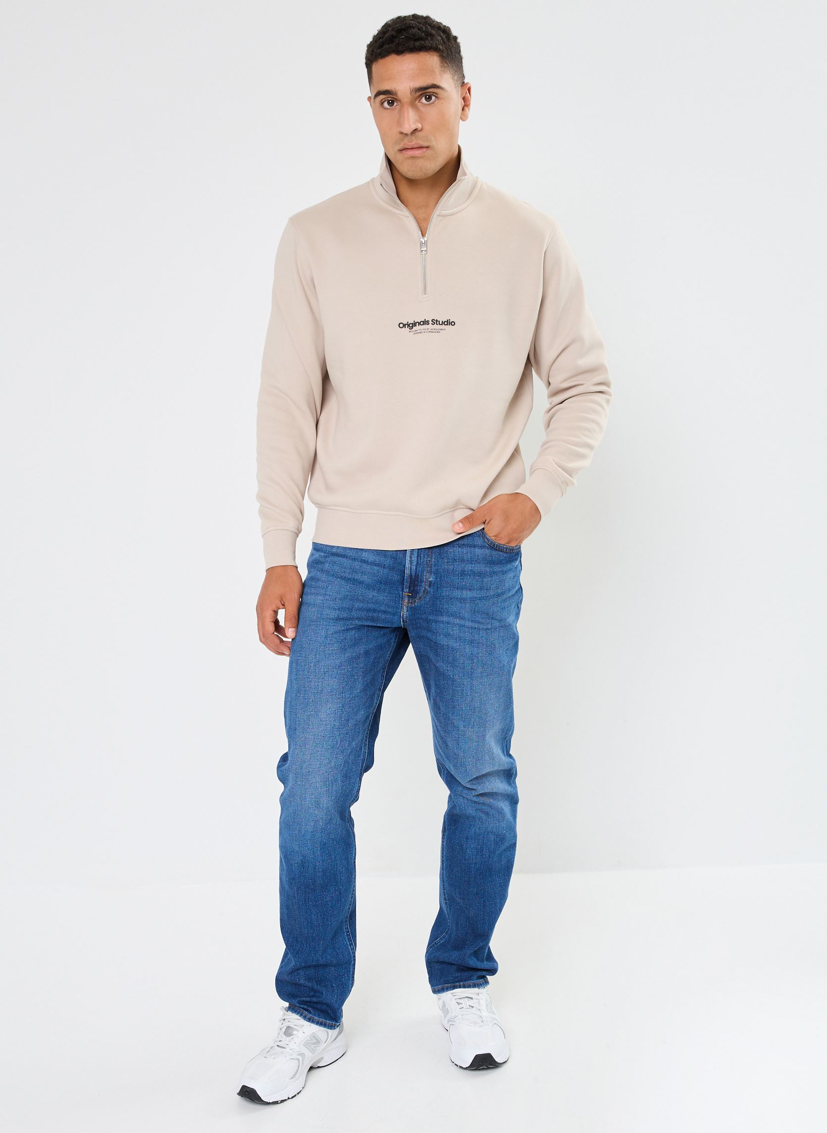 JACK & JONES JORVESTERBRO Sweat Quarter Zip HN NOOS