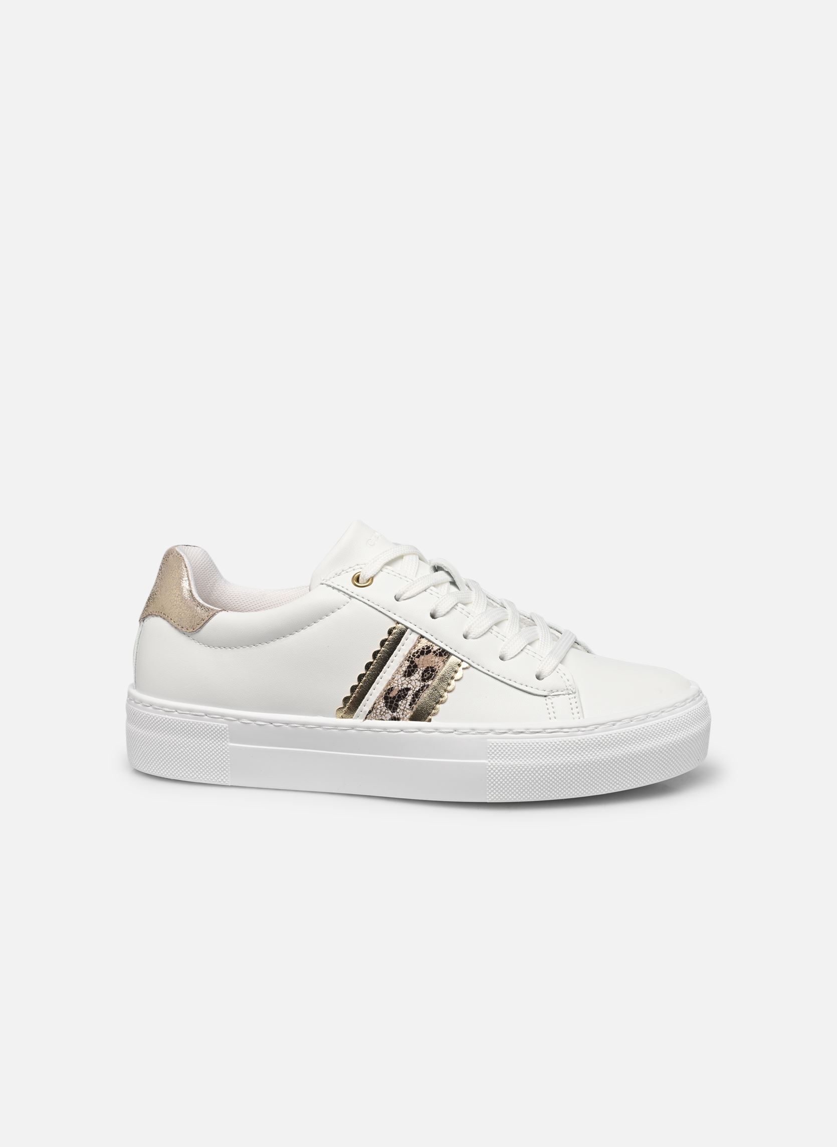 Sneakers D CLAUDIN A dames wit Geox Sneakers D CLAUDIN A dames wit Blanc