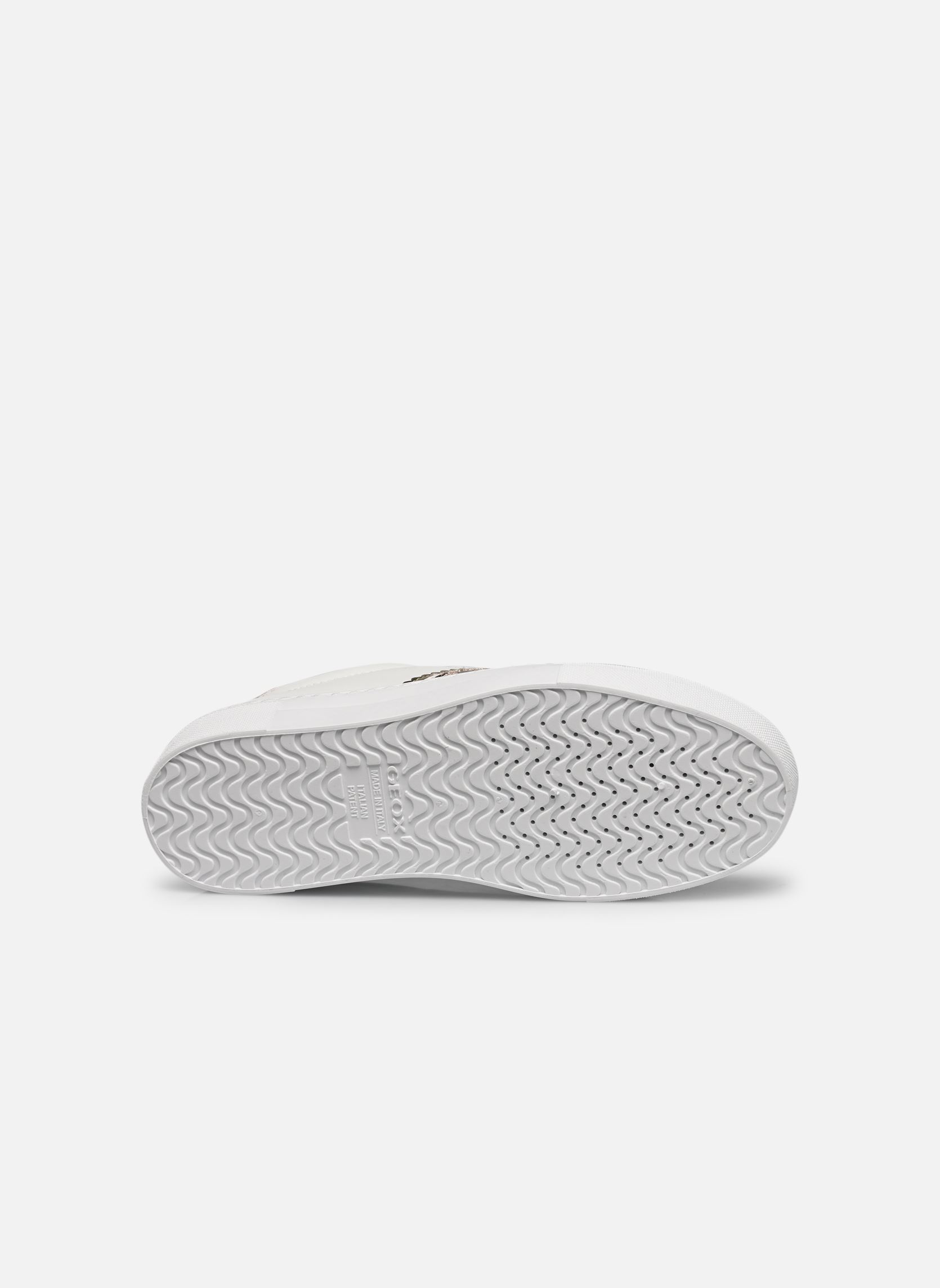 Sneakers D CLAUDIN A dames wit Geox Sneakers D CLAUDIN A dames wit Blanc