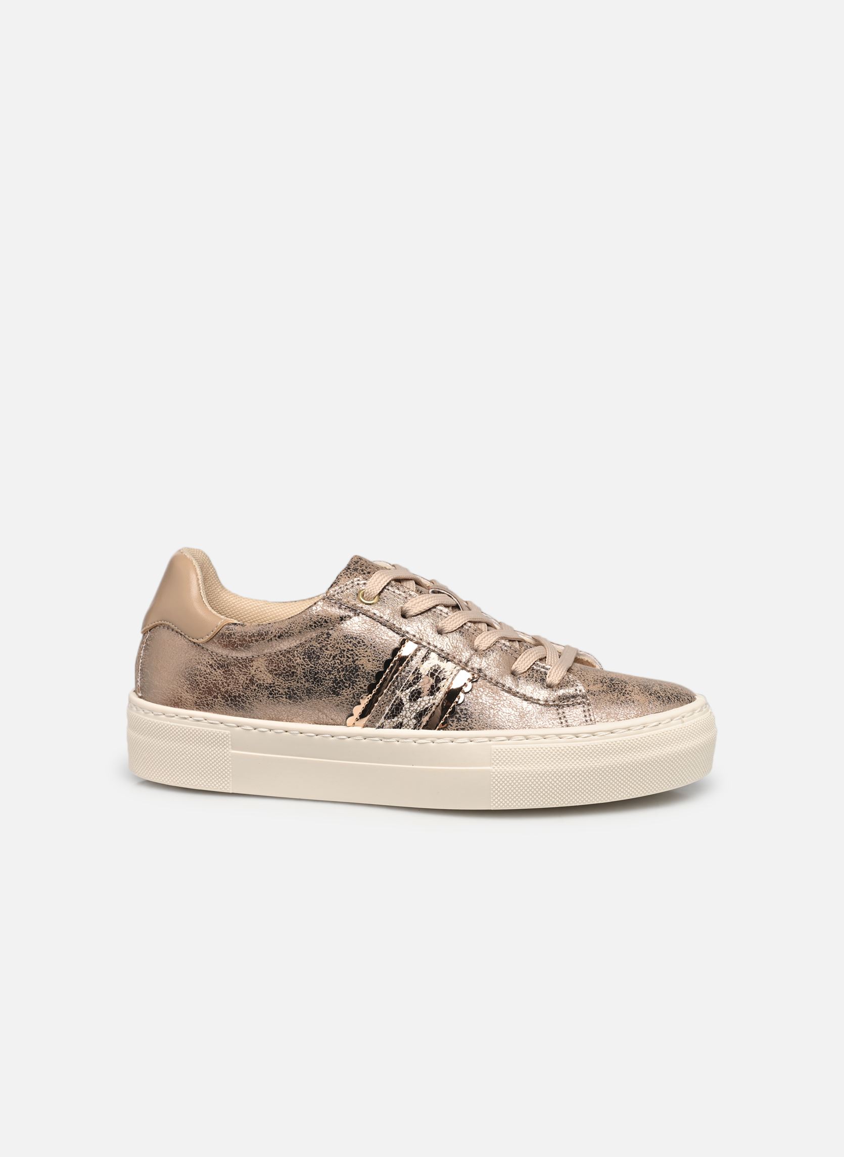 Baskets D CLAUDIN A femme or et bronze Geox Baskets D CLAUDIN A femme or et bronze Plomb