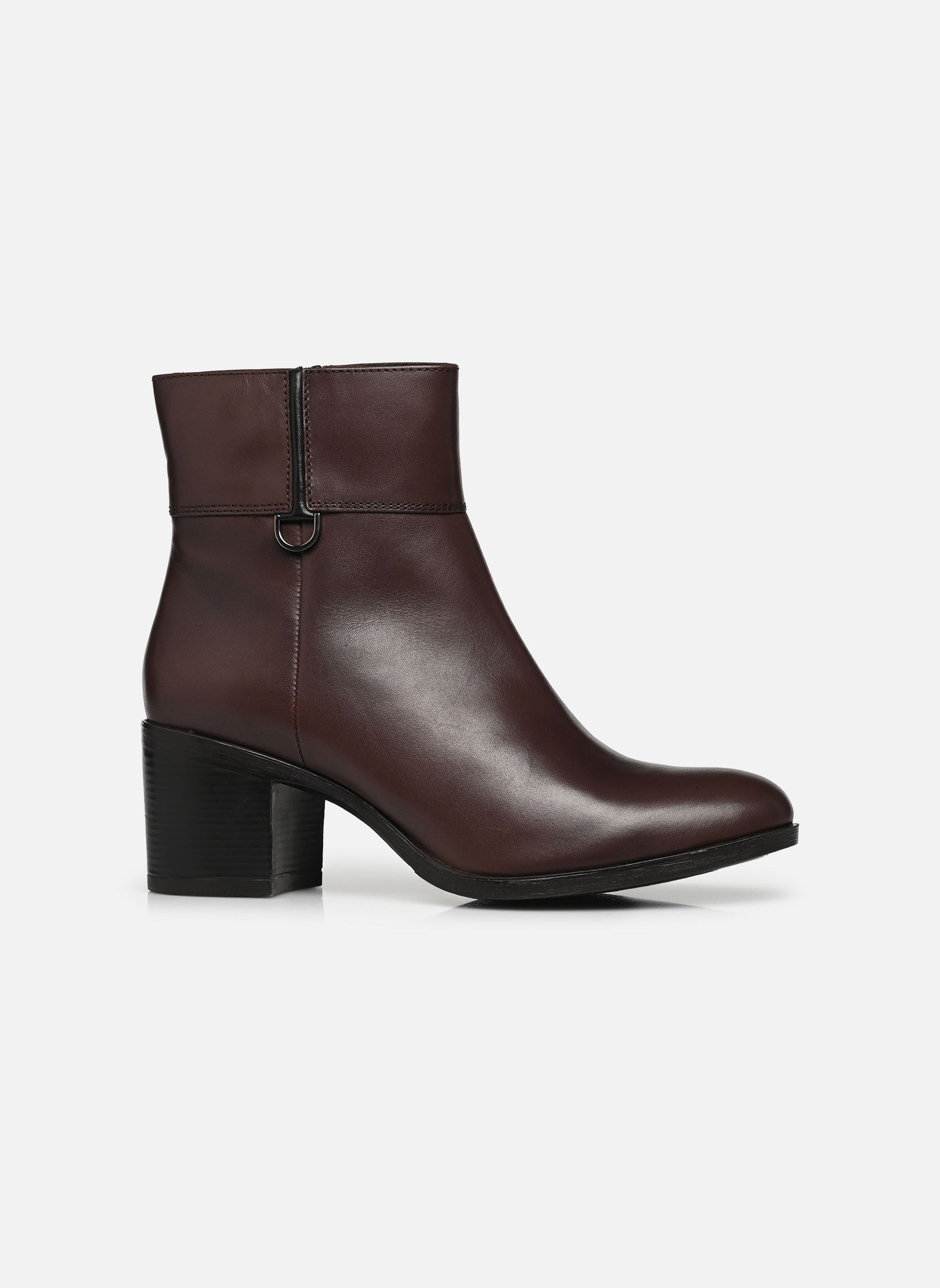 Stiefeletten und Stiefel D NEW ASHEEL C damen braun Geox Stiefeletten und Stiefel D NEW ASHEEL C damen braun DK.BROWN/BLACK