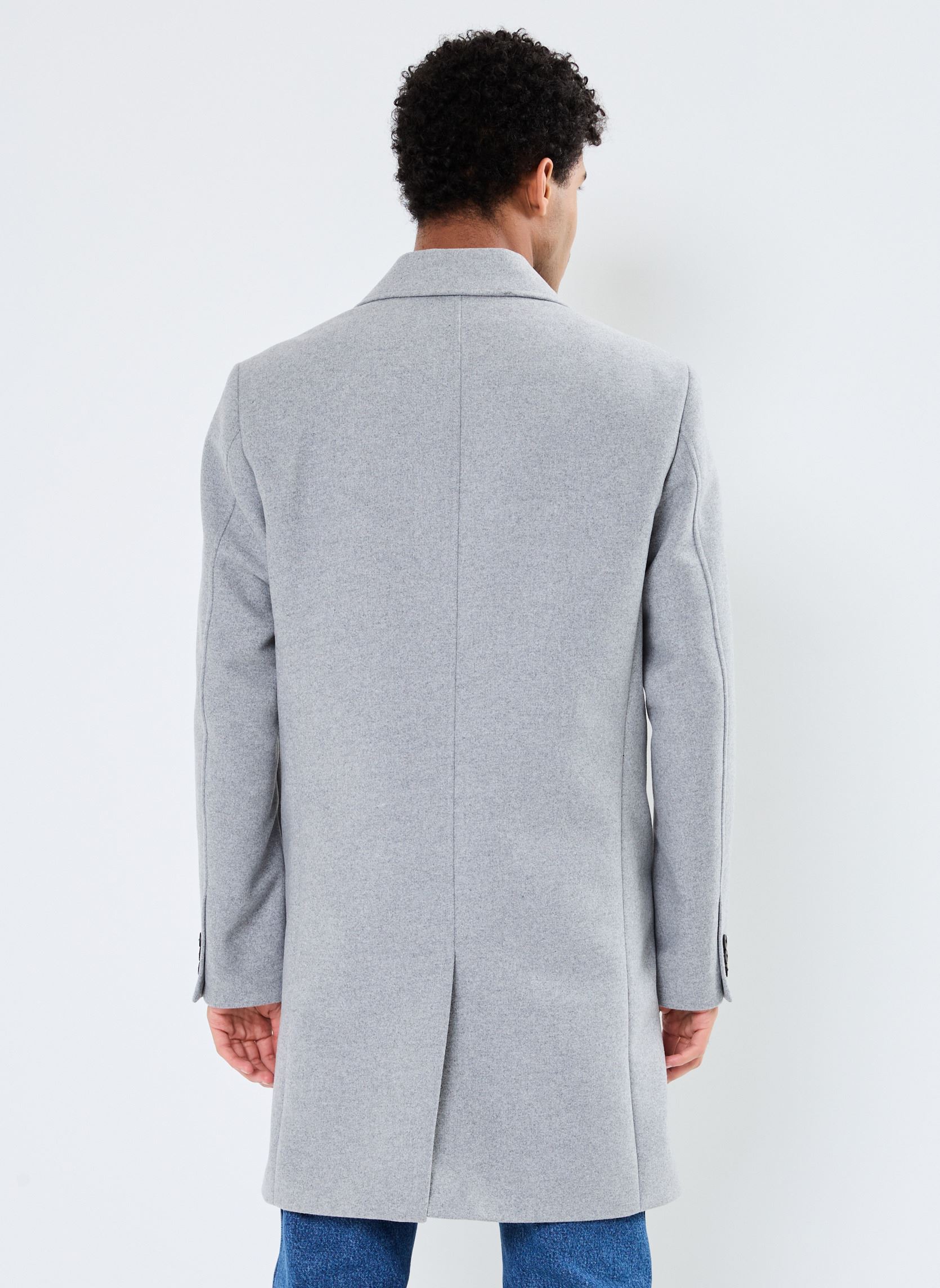 Manteaux classiques JJEHARRISON WOOL COAT SN homme gris Jack & Jones Manteaux classiques JJEHARRISON WOOL COAT SN homme gris LIGHT GREY MELANGE