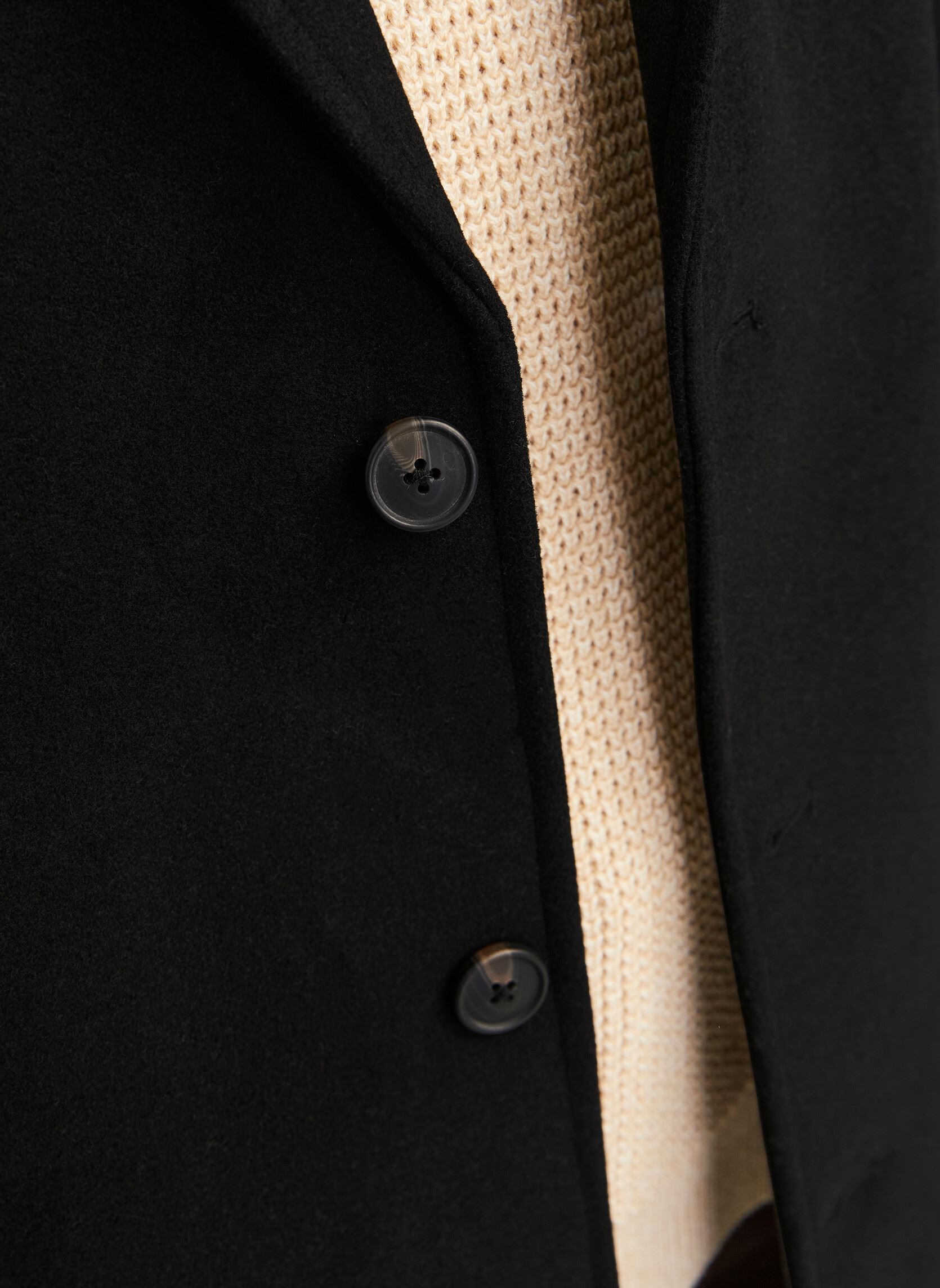 Klassische Mäntel JJEHARRISON WOOL COAT SN herren schwarz Jack & Jones Klassische Mäntel JJEHARRISON WOOL COAT SN herren schwarz BLACK