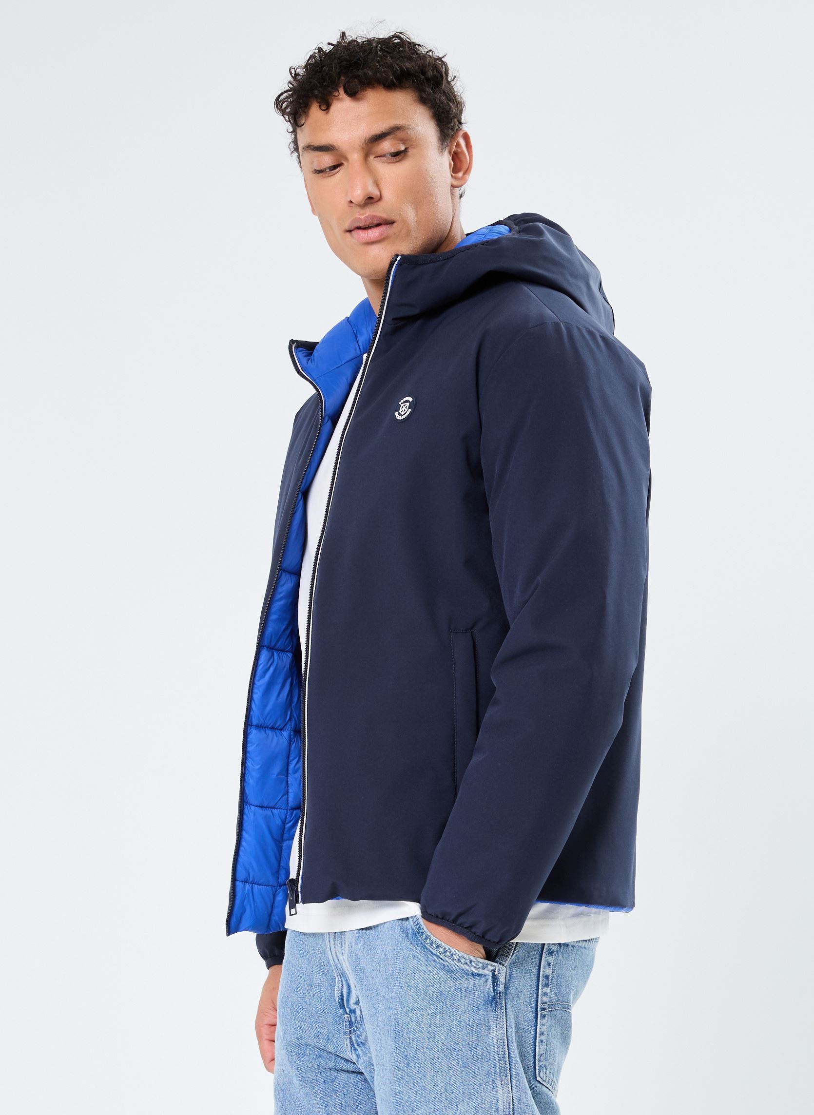 Chaquetas Jprblubrook Reversible Jacket Ln hombre azul Jack & Jones Chaquetas Jprblubrook Reversible Jacket Ln hombre azul MARITIME BLUE