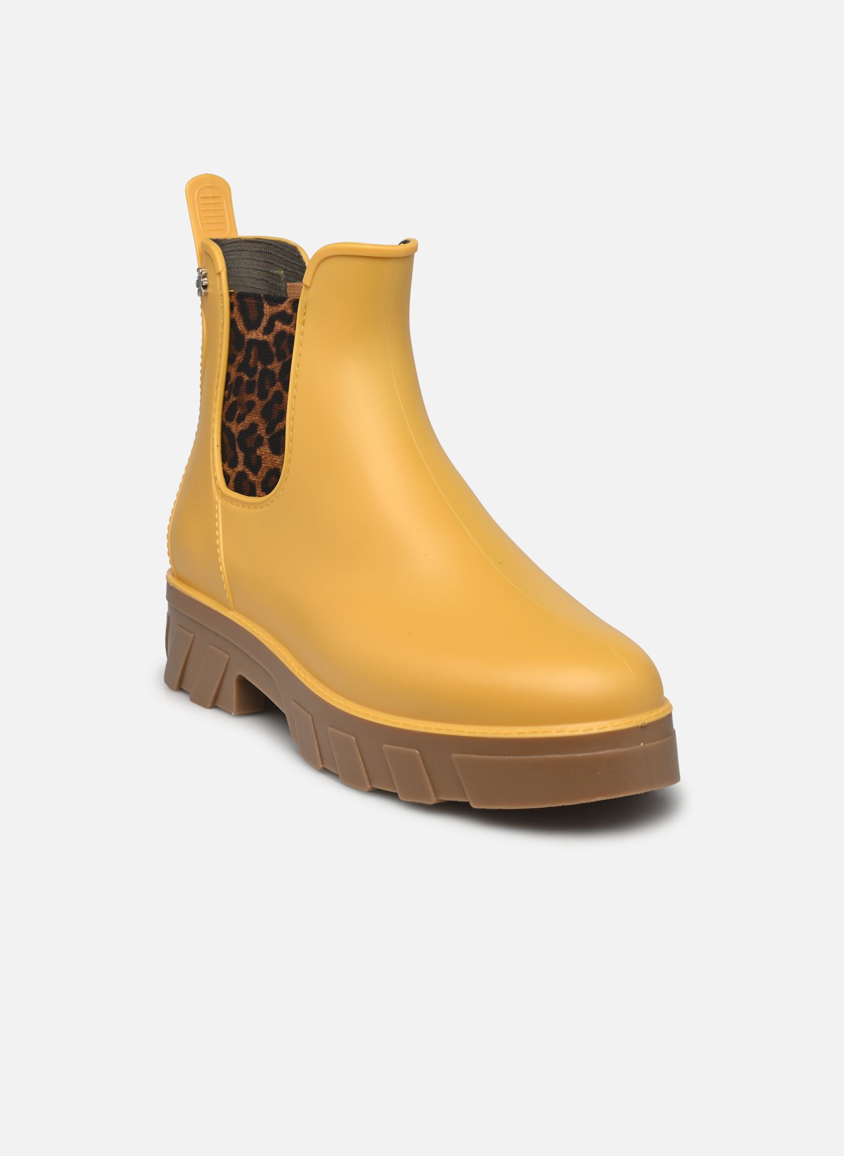 Bottines et boots Jultal femme jaune Méduse Bottines et boots Jultal femme jaune Mais/crêpe