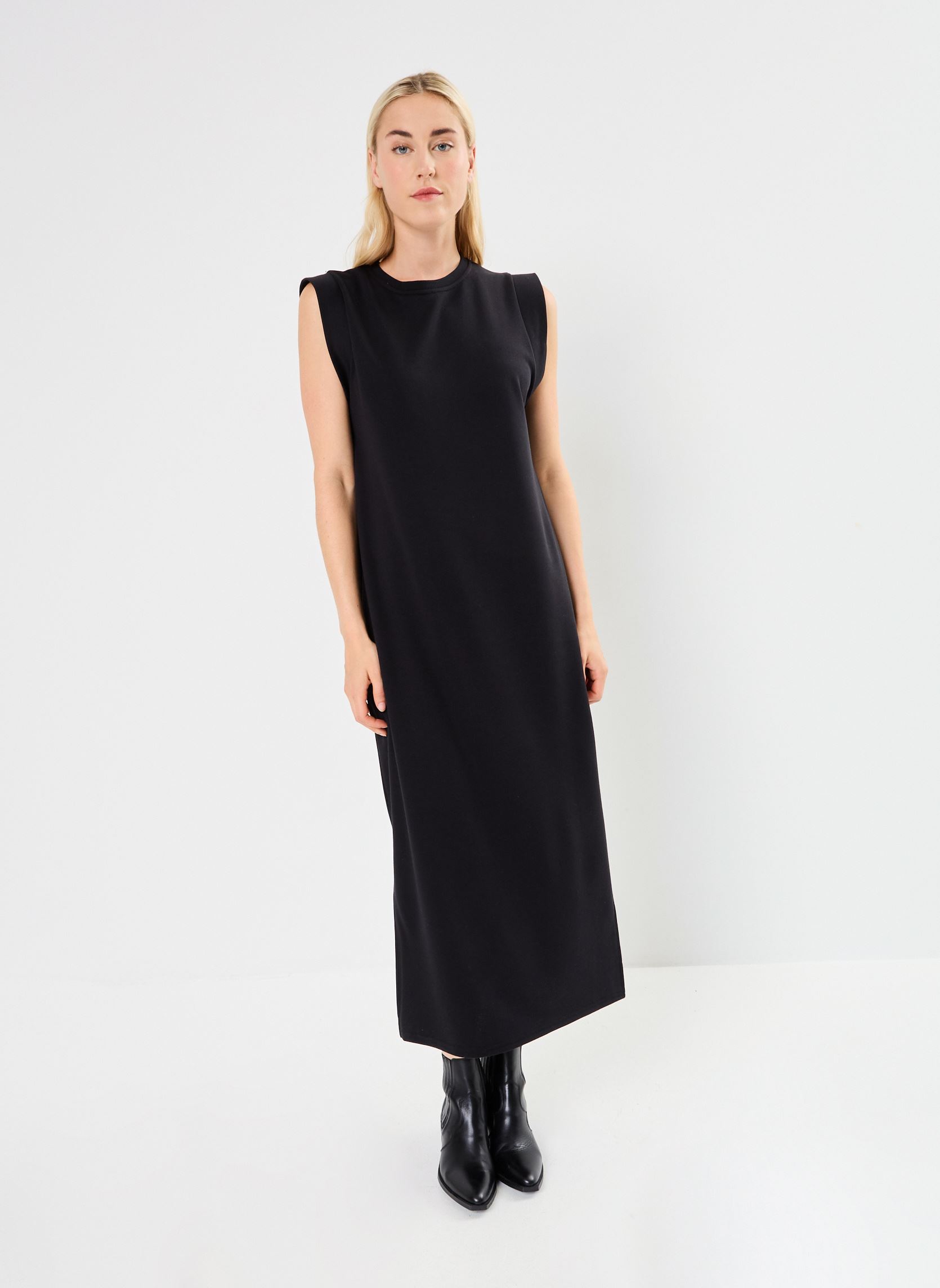 Robes longues Pcchilli Summer Sl Ankle Dress Noos Bc femme noir Pieces Robes longues Pcchilli Summer Sl Ankle Dress Noos Bc femme noir BLACK