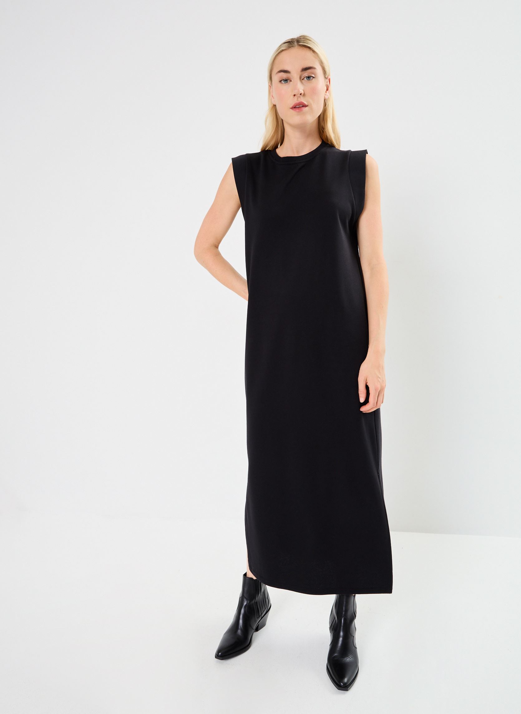Robes longues Pcchilli Summer Sl Ankle Dress Noos Bc femme noir Pieces Robes longues Pcchilli Summer Sl Ankle Dress Noos Bc femme noir BLACK