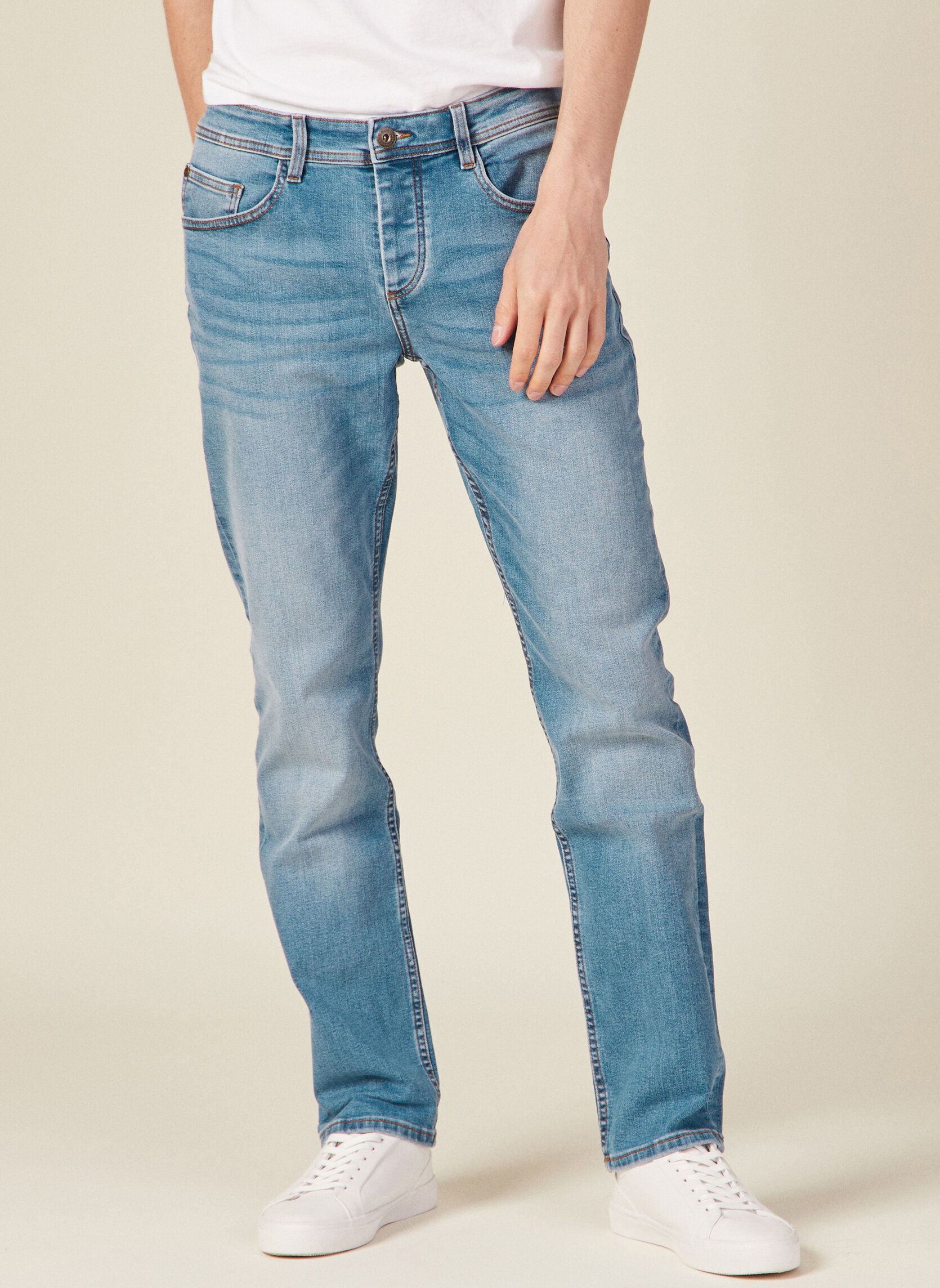 Jeans droit SOCHI-EAS232 homme bleu Bonobo Jeans droit SOCHI-EAS232 homme bleu Bleu