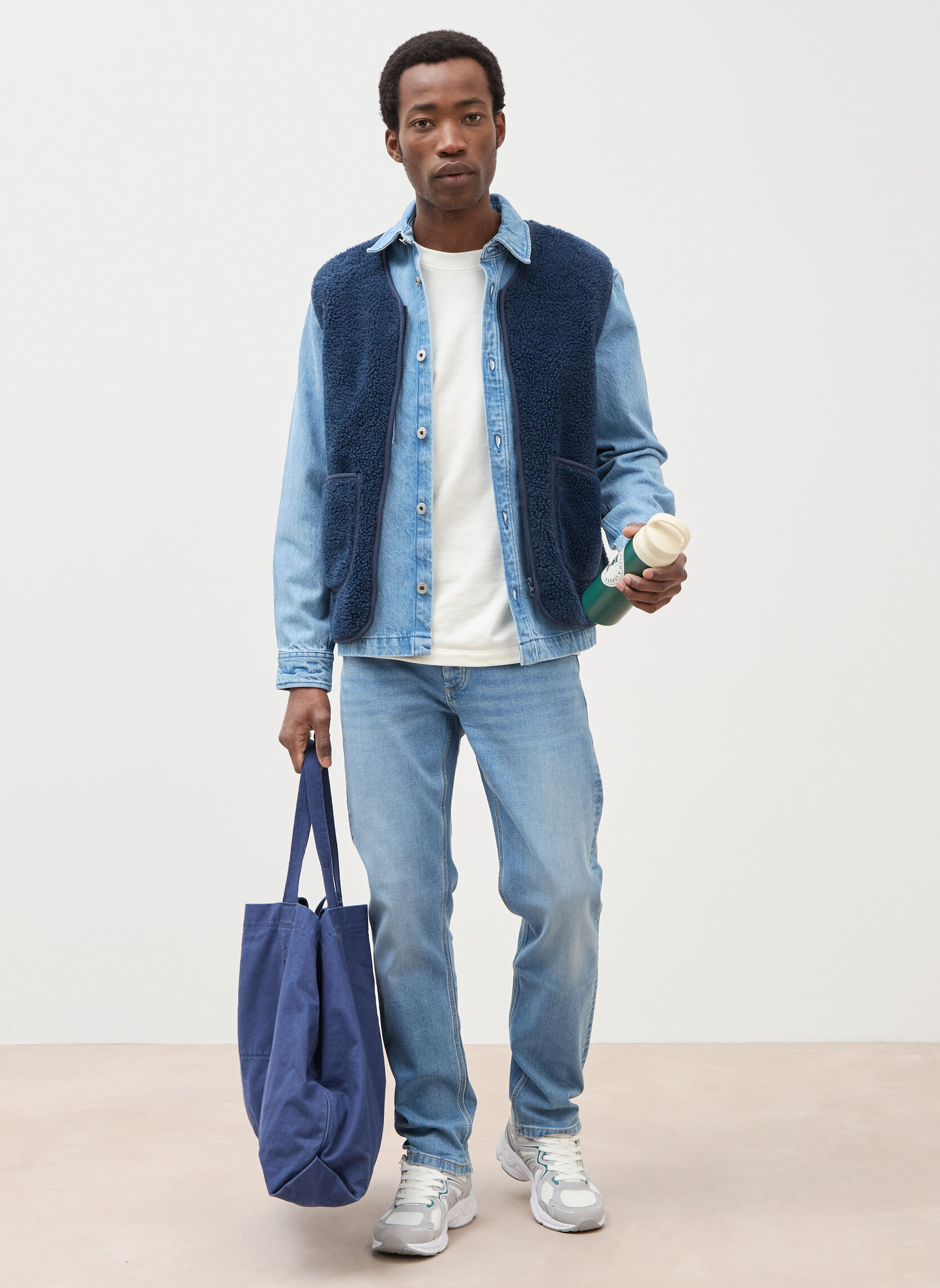 Jeans droit SOCHI-EAS232 homme bleu Bonobo Jeans droit SOCHI-EAS232 homme bleu Bleu