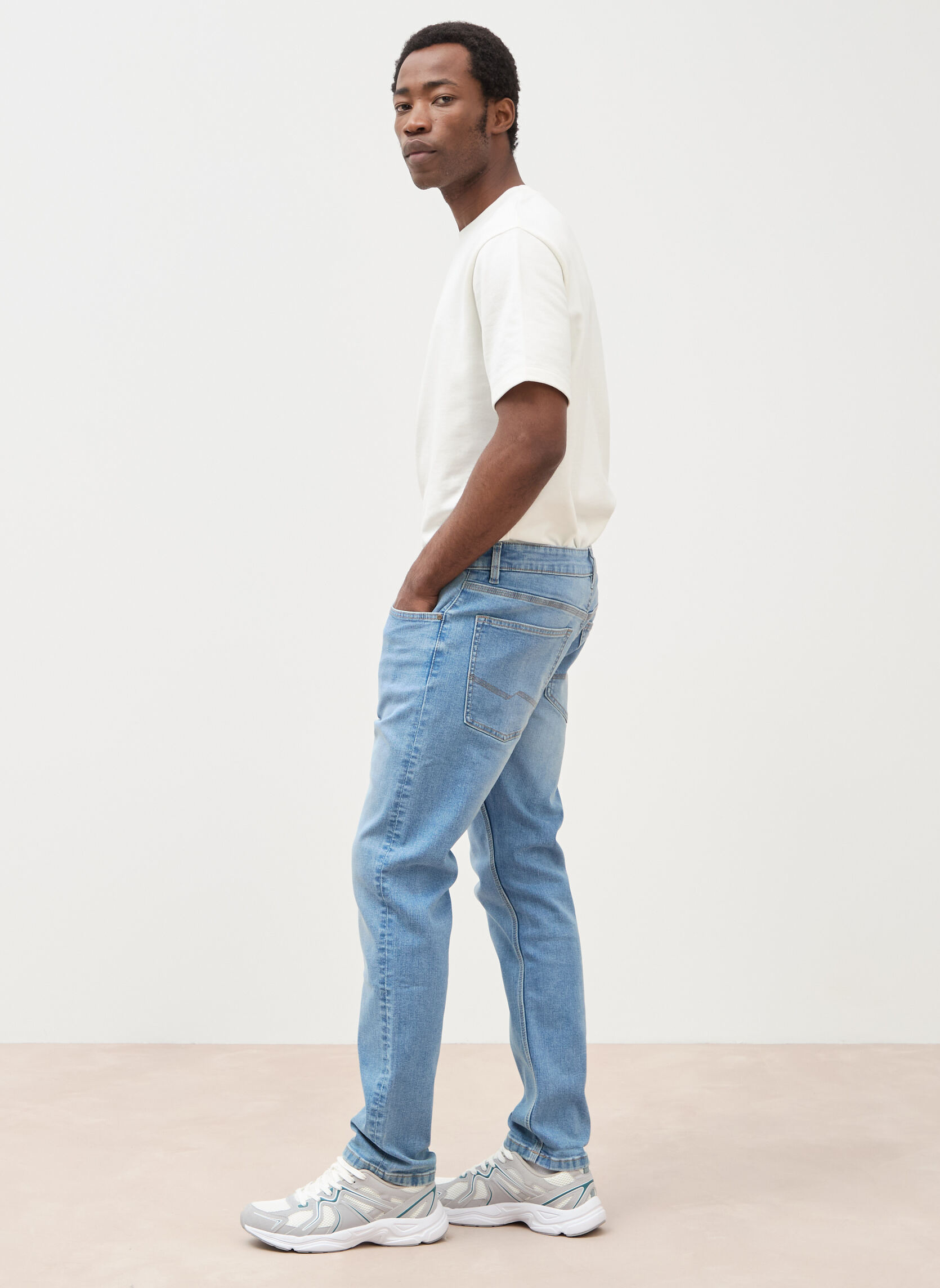 Jeans droit SOCHI-EAS232 homme bleu Bonobo Jeans droit SOCHI-EAS232 homme bleu Bleu