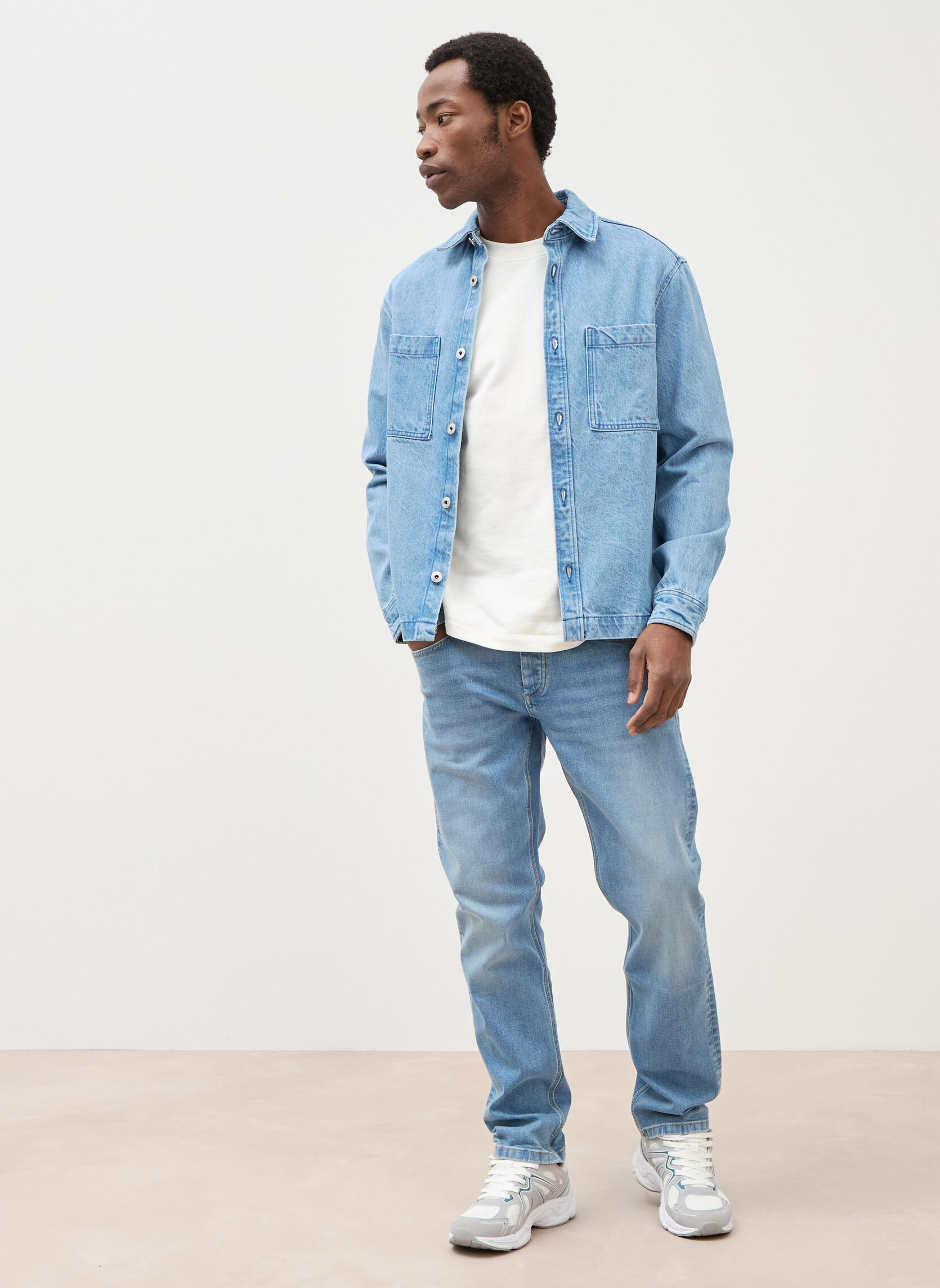 Jeans droit SOCHI-EAS232 homme bleu Bonobo Jeans droit SOCHI-EAS232 homme bleu Bleu