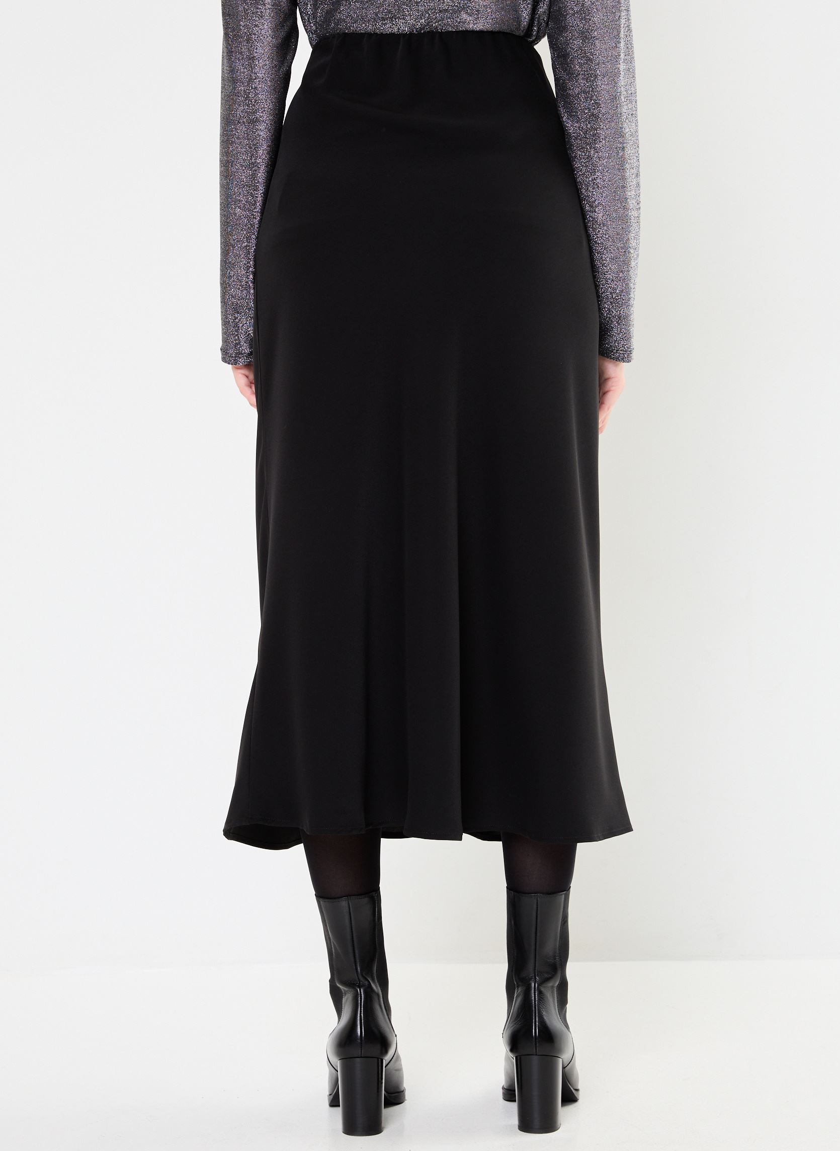 Gonne al ginocchio Pcfranan Hw Ankle Skirt Noos Bc donna nero Pieces Gonne al ginocchio Pcfranan Hw Ankle Skirt Noos Bc donna nero Black