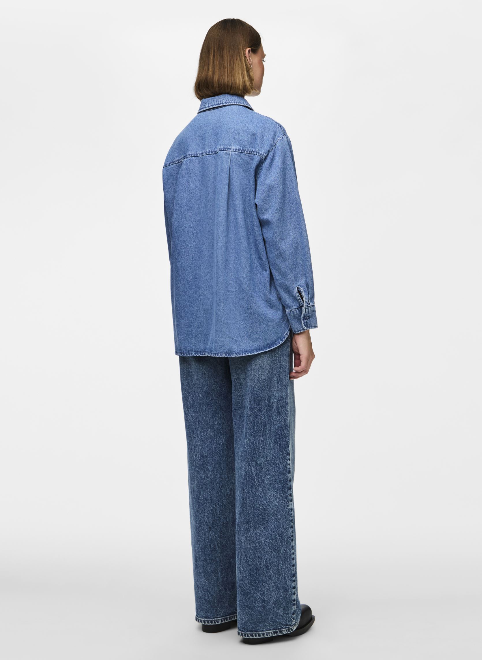 Camisas de manga larga Pcmaisie Ls Denim Shirt Noos Bc mujer azul Pieces Camisas de manga larga Pcmaisie Ls Denim Shirt Noos Bc mujer azul Medium Blue Denim