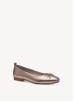 Tamaris 8-82102-42 ballerina's voor dames, crème patent, 43 EU breed, Crème patent, 43 EU Breed