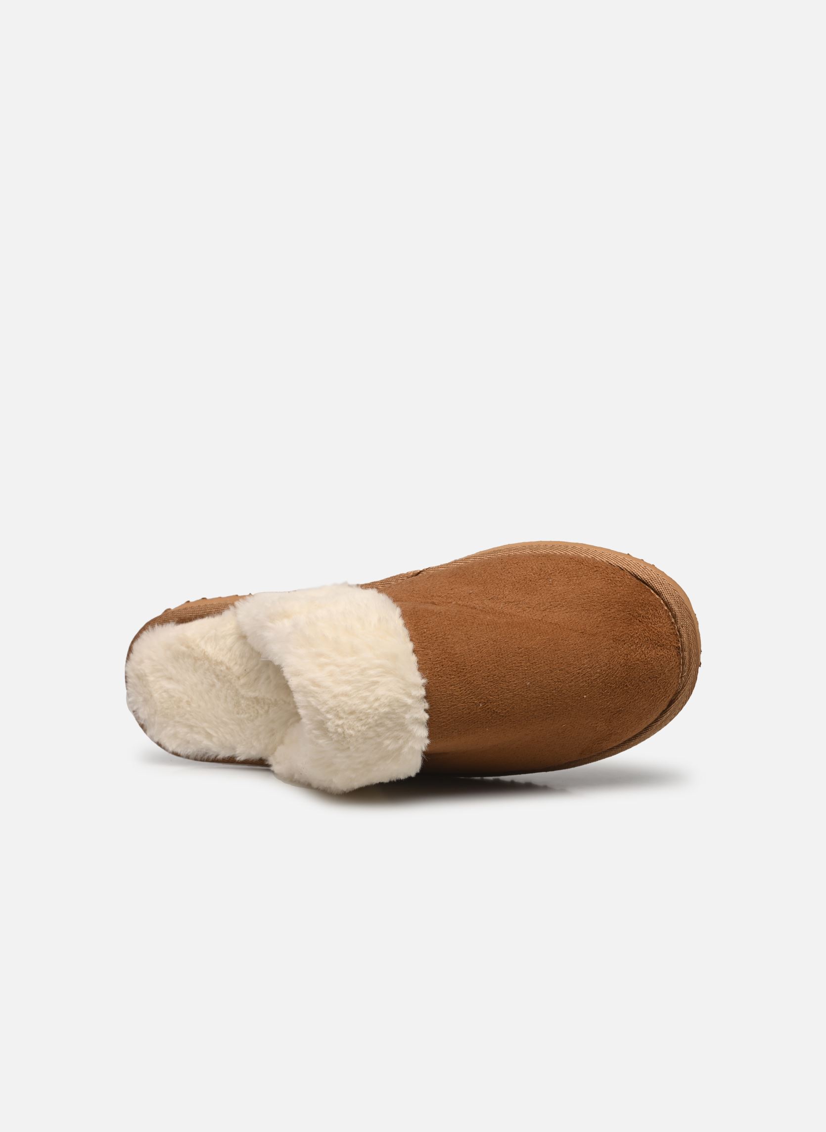 Pantuflas estilo mule Chaussons femme fourrure mujer marrón Sarenza Wear Pantuflas estilo mule Chaussons femme fourrure mujer marrón Camel