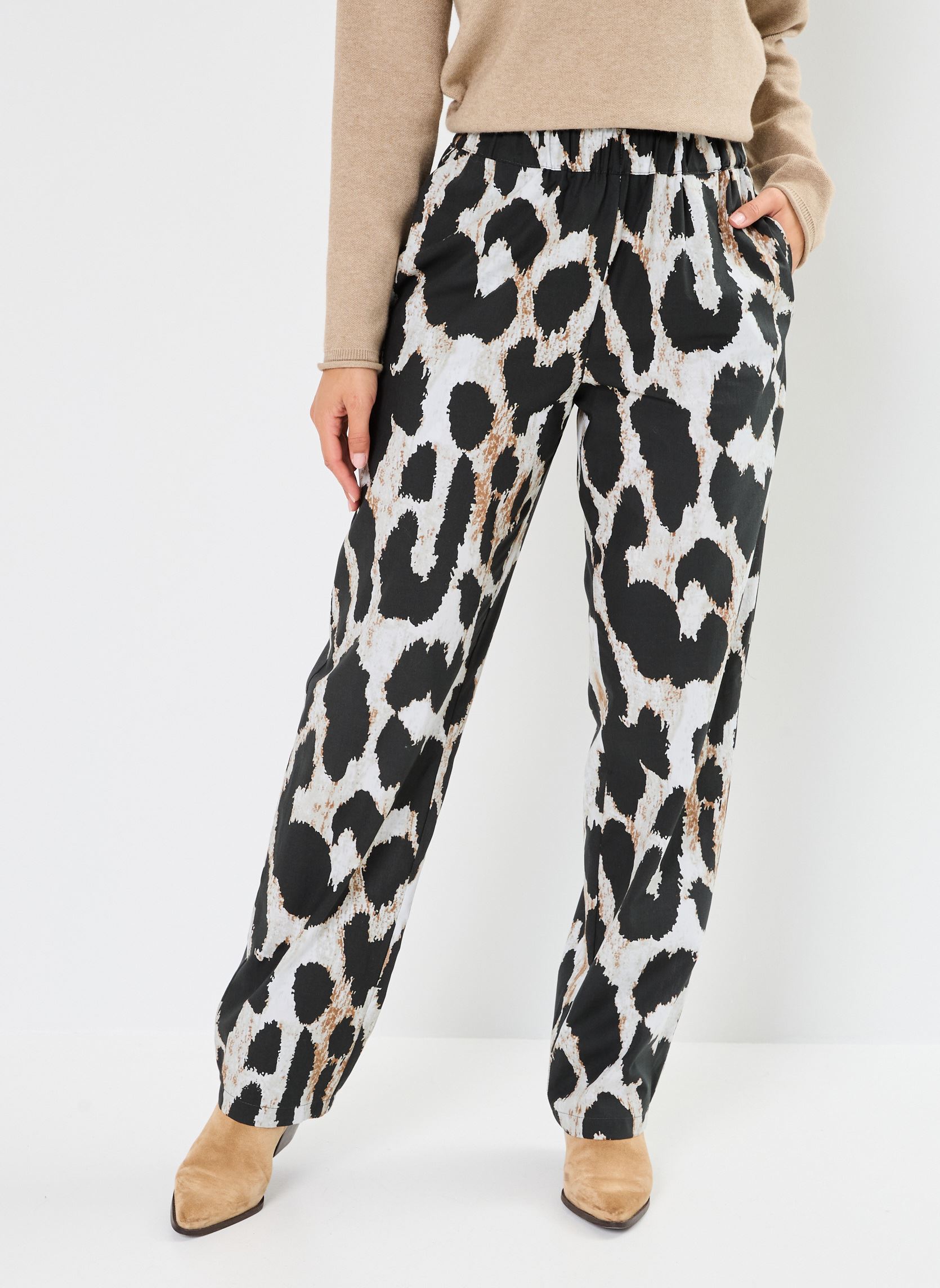 Straight Leg Hosen Pcjade Mw Straight Pants D2D damen mehrfarbig Pieces Straight Leg Hosen Pcjade Mw Straight Pants D2D damen mehrfarbig Black