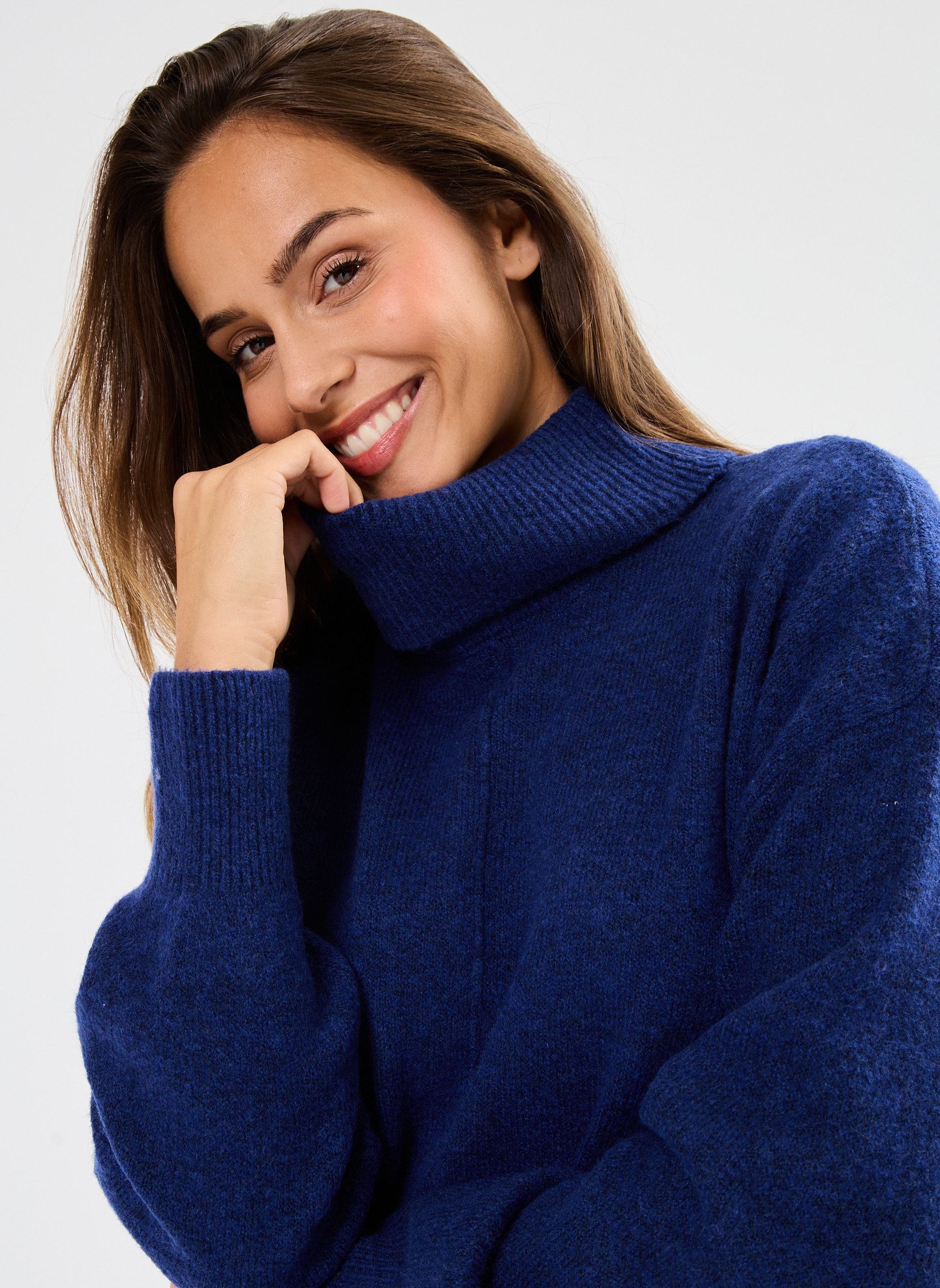 Pulls Pcmalou Ls Rollneck Knit Noos Bc femme bleu Pieces Pulls Pcmalou Ls Rollneck Knit Noos Bc femme bleu Bellwether Blue