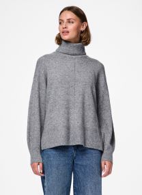 Truien Pcmalou Ls Rollneck Knit Noos Bc dames grijs