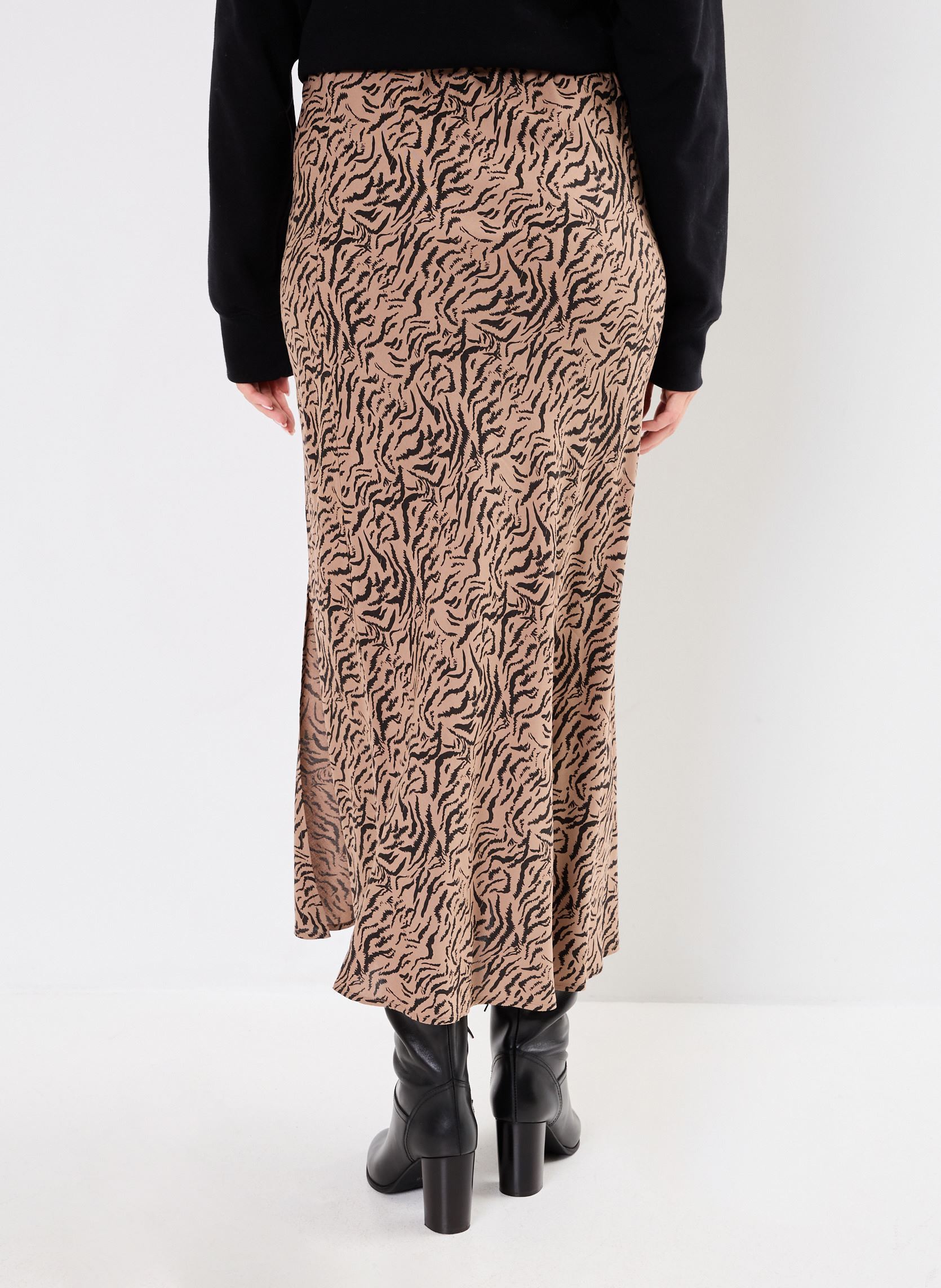 Faldas medianas Pcnova Hw Long Skirt Noos Cp Bc mujer marrón Pieces Faldas medianas Pcnova Hw Long Skirt Noos Cp Bc mujer marrón TAUPE GRAY