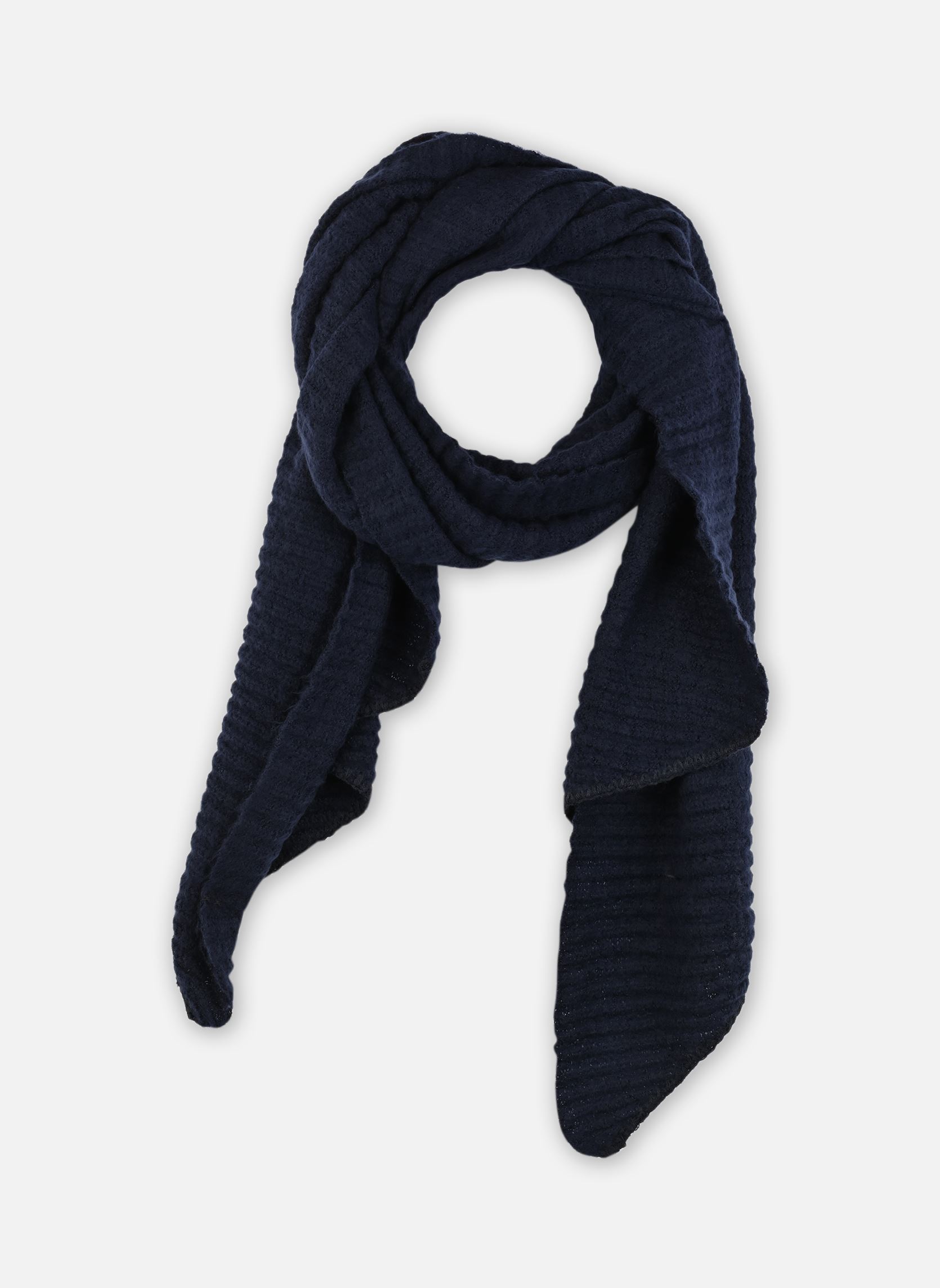 Echarpes Pcpyron Structured Long Scarf Noos Bc femme bleu Pieces Echarpes Pcpyron Structured Long Scarf Noos Bc femme bleu Maritime Blue