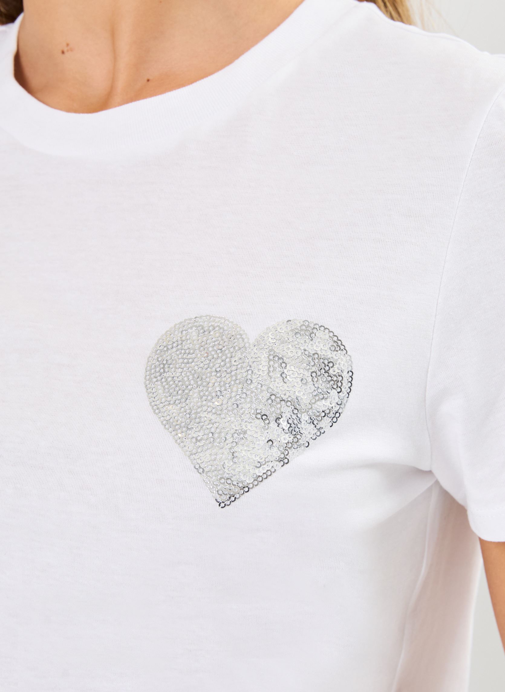 T-shirt a maniche corte Pcrhiannon Ss Printed T-Shirt Bc donna bianco Pieces T-shirt a maniche corte Pcrhiannon Ss Printed T-Shirt Bc donna bianco Bright White Silver