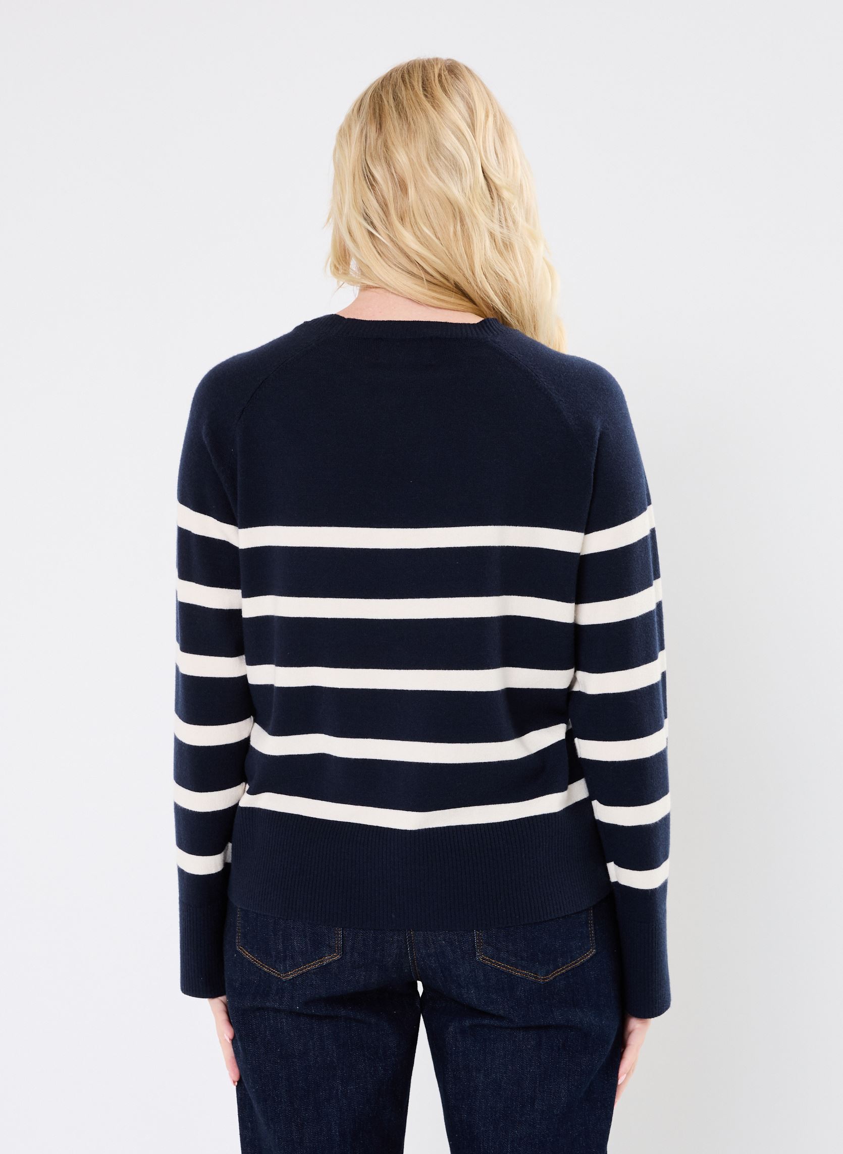Pulls Pcsia Ls Knit Noos Bc femme bleu Pieces Pulls Pcsia Ls Knit Noos Bc femme bleu Sky captain