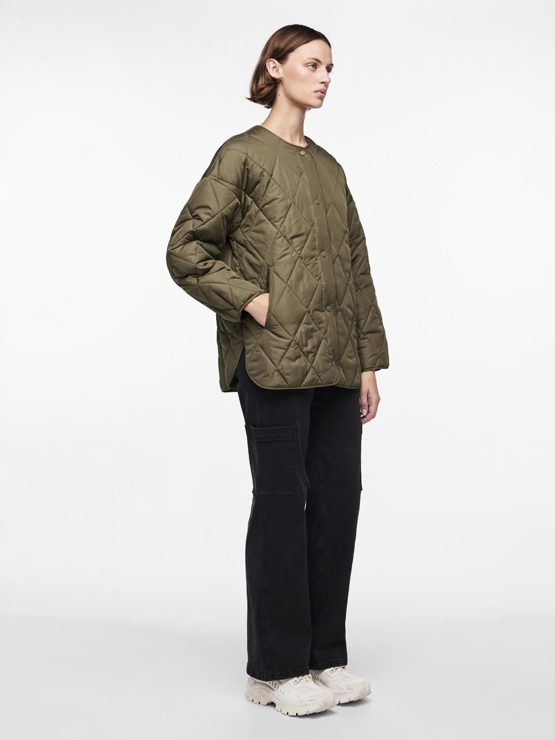Piumini Pcstella Quilted Jacket Noos Bc donna verde Pieces Piumini Pcstella Quilted Jacket Noos Bc donna verde Kalamata