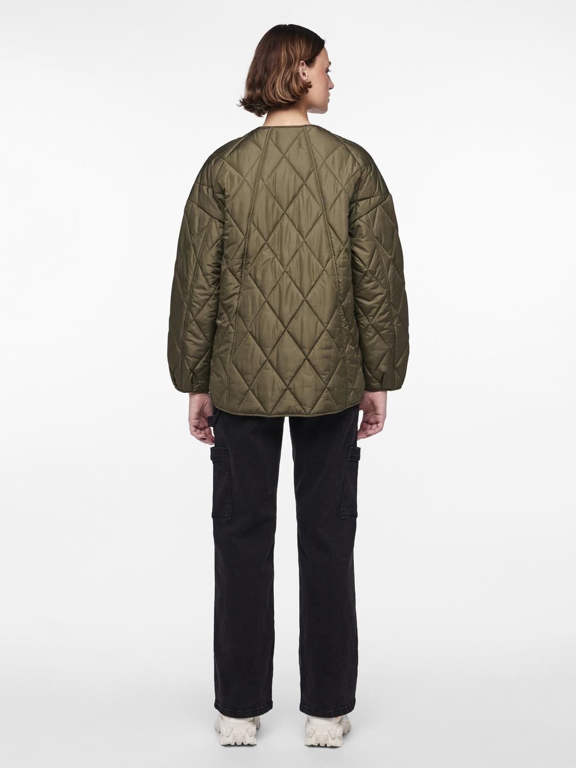 Piumini Pcstella Quilted Jacket Noos Bc donna verde Pieces Piumini Pcstella Quilted Jacket Noos Bc donna verde Kalamata