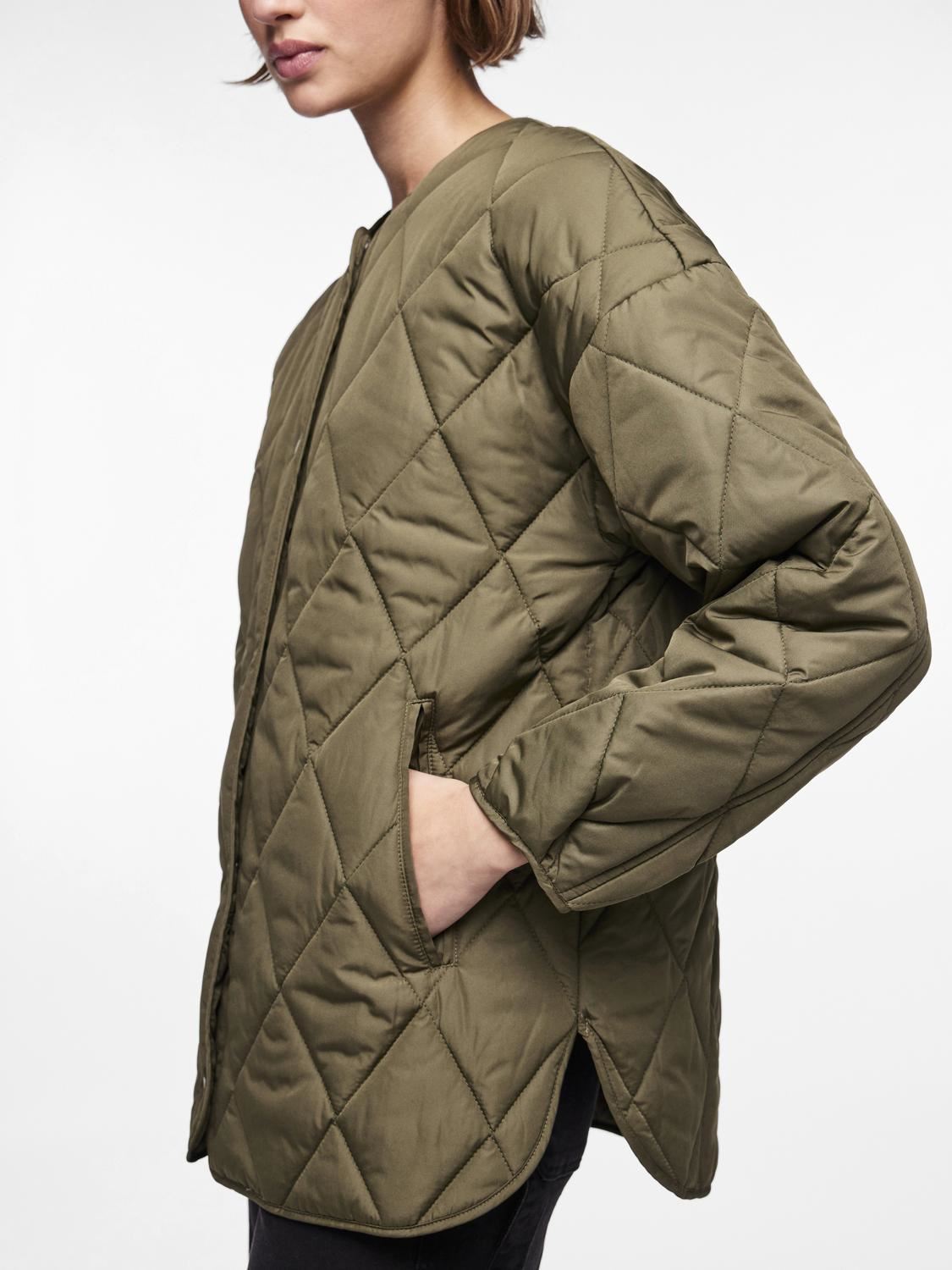 Piumini Pcstella Quilted Jacket Noos Bc donna verde Pieces Piumini Pcstella Quilted Jacket Noos Bc donna verde Kalamata