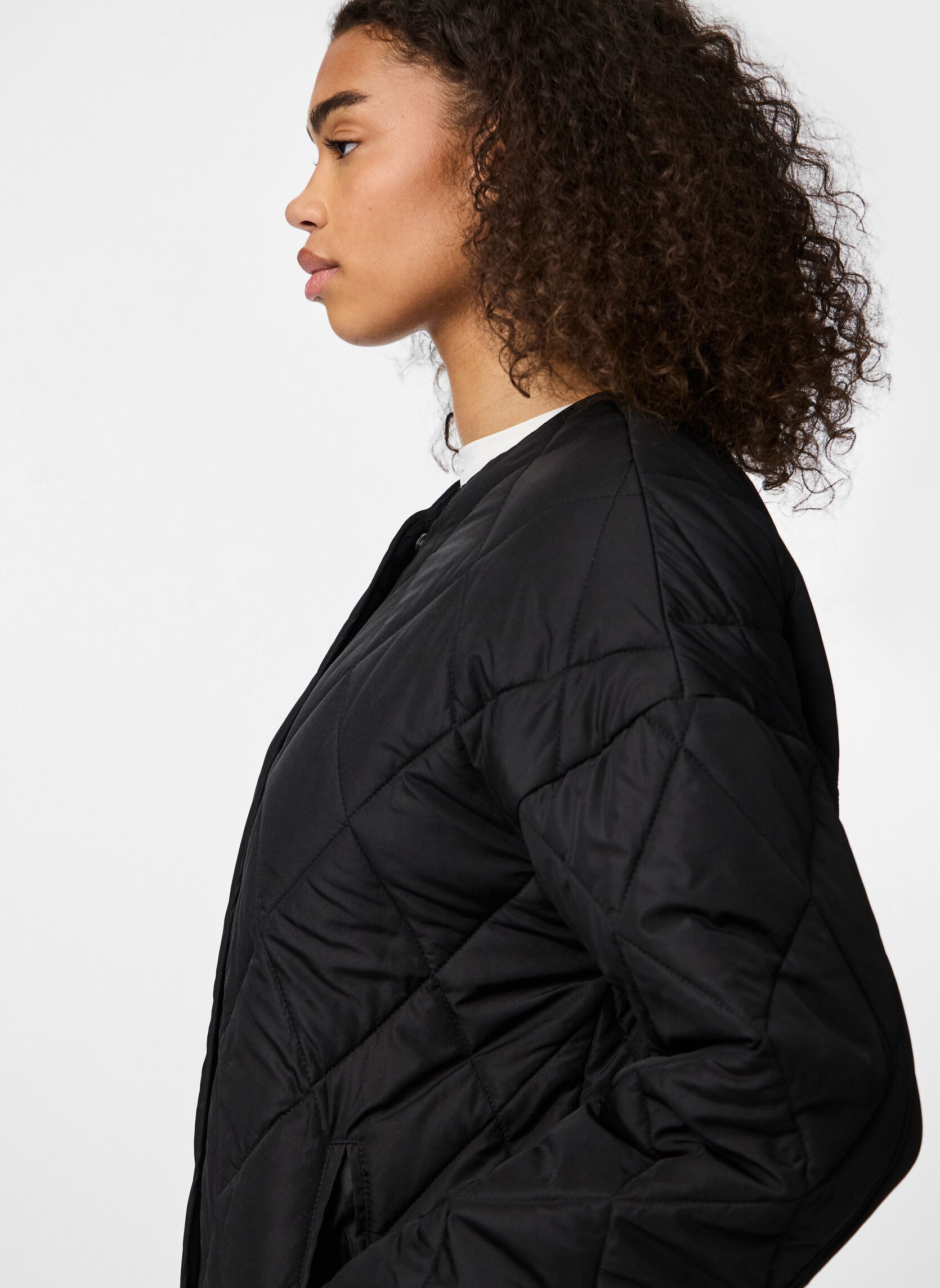 Doudounes Pcstella Quilted Jacket Noos Bc femme noir Pieces Doudounes Pcstella Quilted Jacket Noos Bc femme noir Black