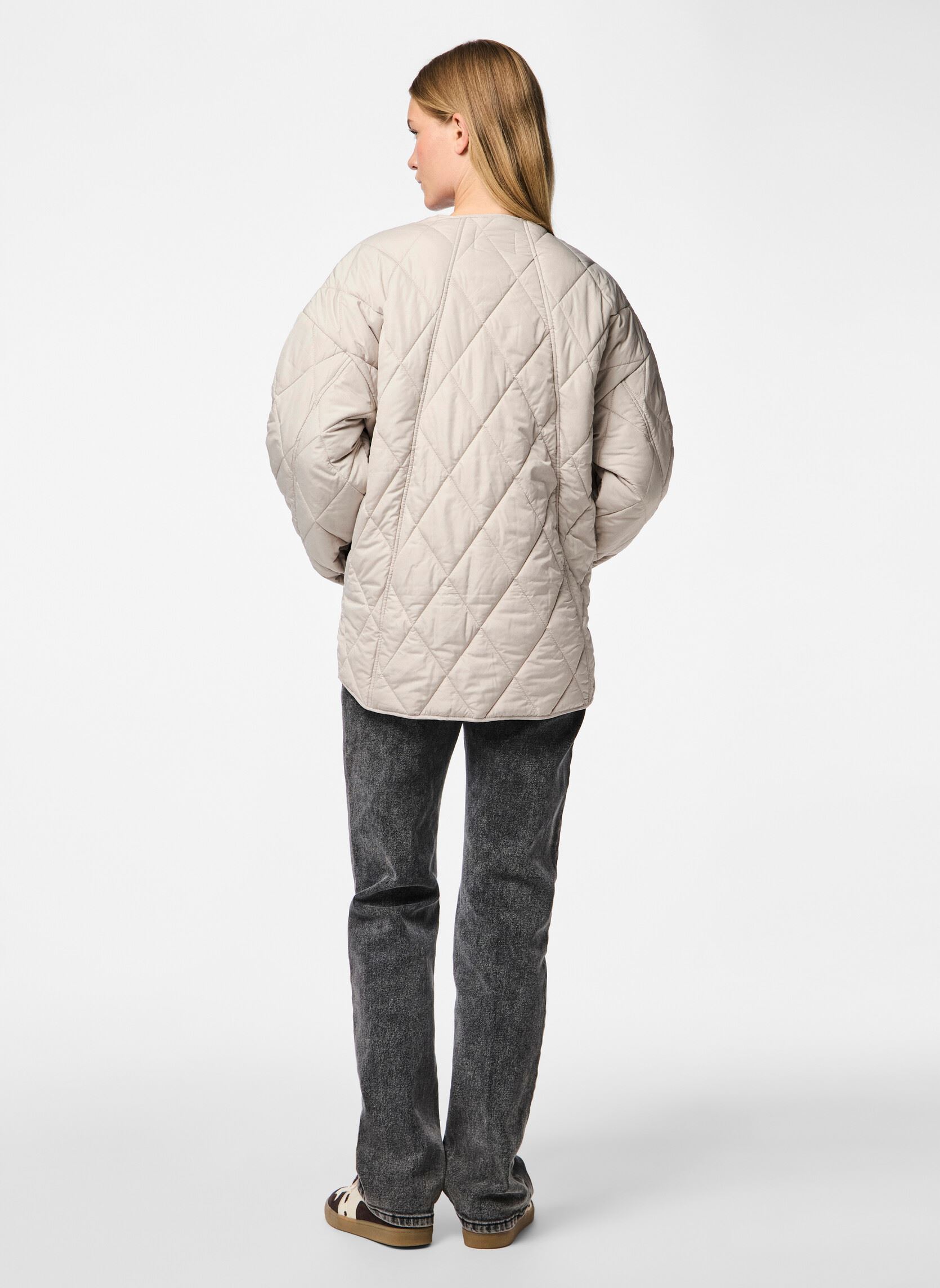 Doudounes Pcstella Quilted Jacket Noos Bc femme gris Pieces Doudounes Pcstella Quilted Jacket Noos Bc femme gris SILVER GRAY