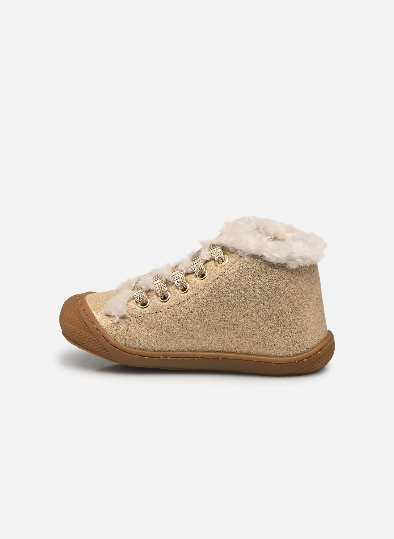 Bottes Lallit fille beige Naturino Bottes Lallit fille beige SUEDE GLITTER/FUR LIN WOOL PLA