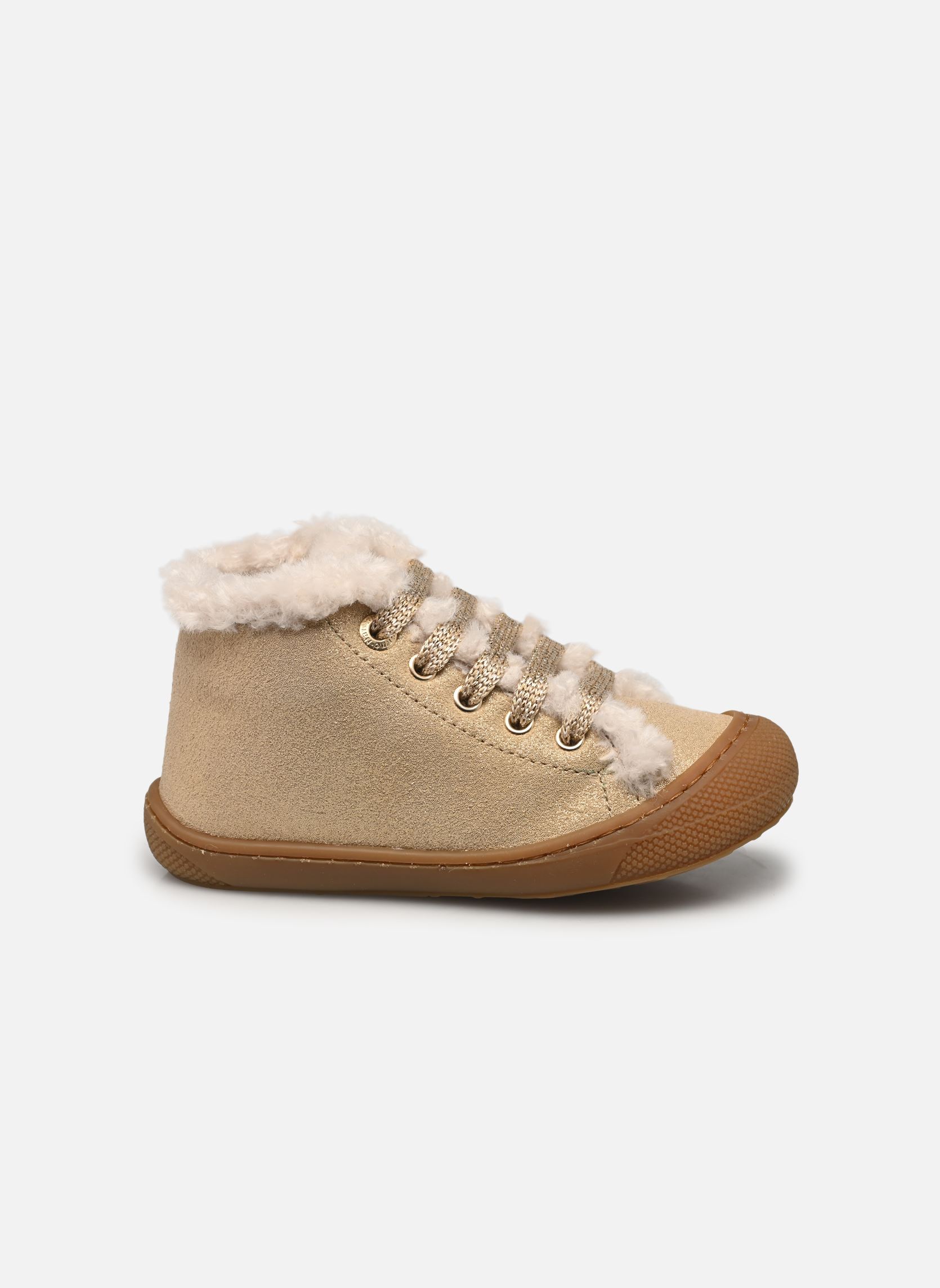 Bottes Lallit fille beige Naturino Bottes Lallit fille beige SUEDE GLITTER/FUR LIN WOOL PLA