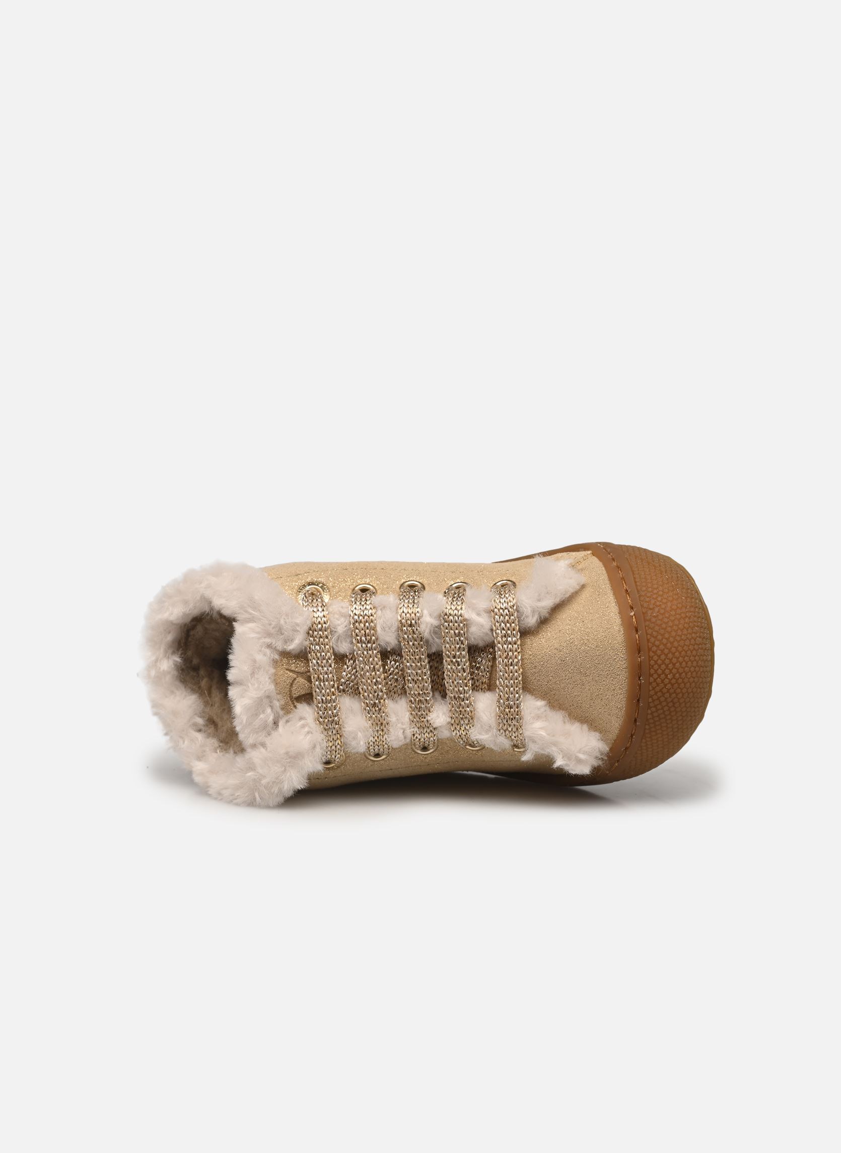 Bottes Lallit fille beige Naturino Bottes Lallit fille beige SUEDE GLITTER/FUR LIN WOOL PLA