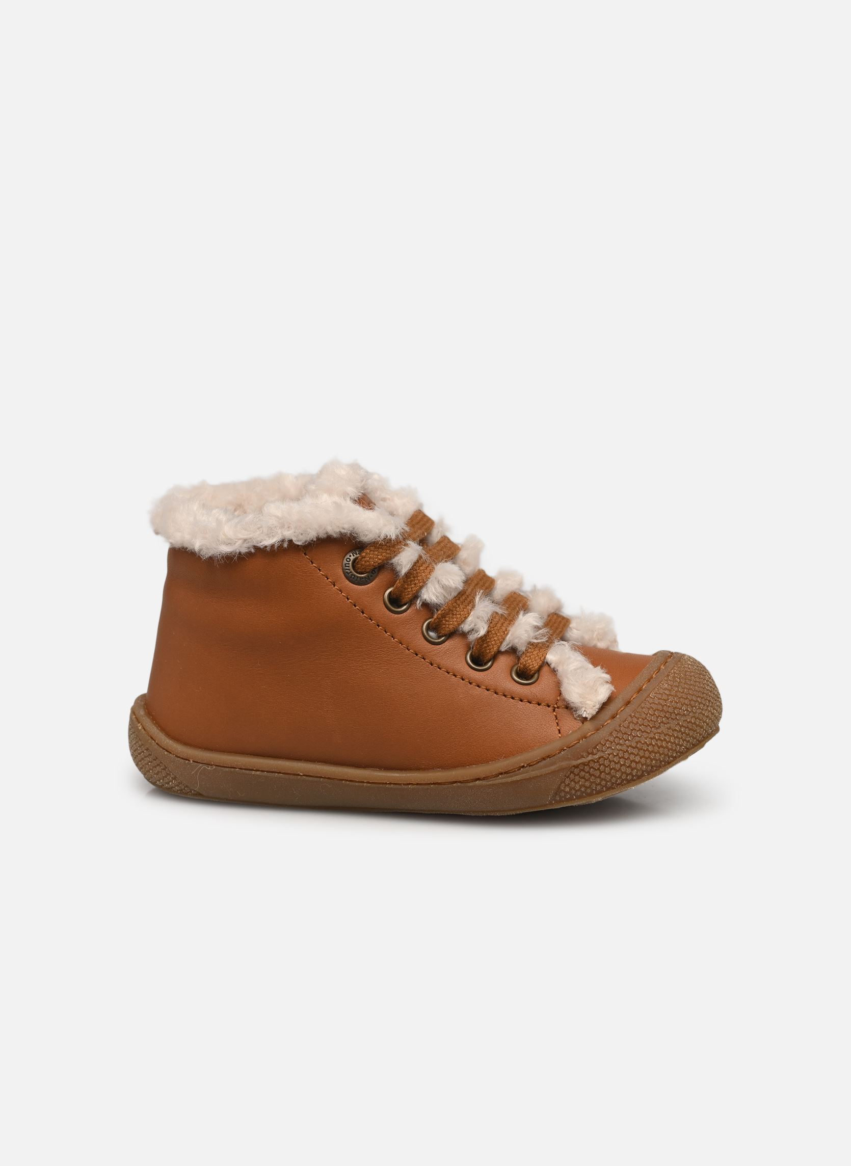 Bottes Lallit marron Naturino Bottes Lallit marron Nappa spazz/fur lin wool cogna