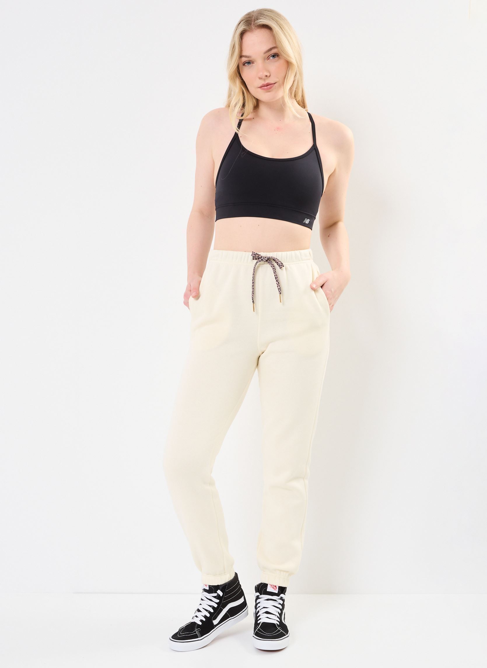 Pantaloni da jogging Pcchilli Hw Iconic Sweat Pants Bc Fc donna bianco Pieces Pantaloni da jogging Pcchilli Hw Iconic Sweat Pants Bc Fc donna bianco WHITE PEPPER