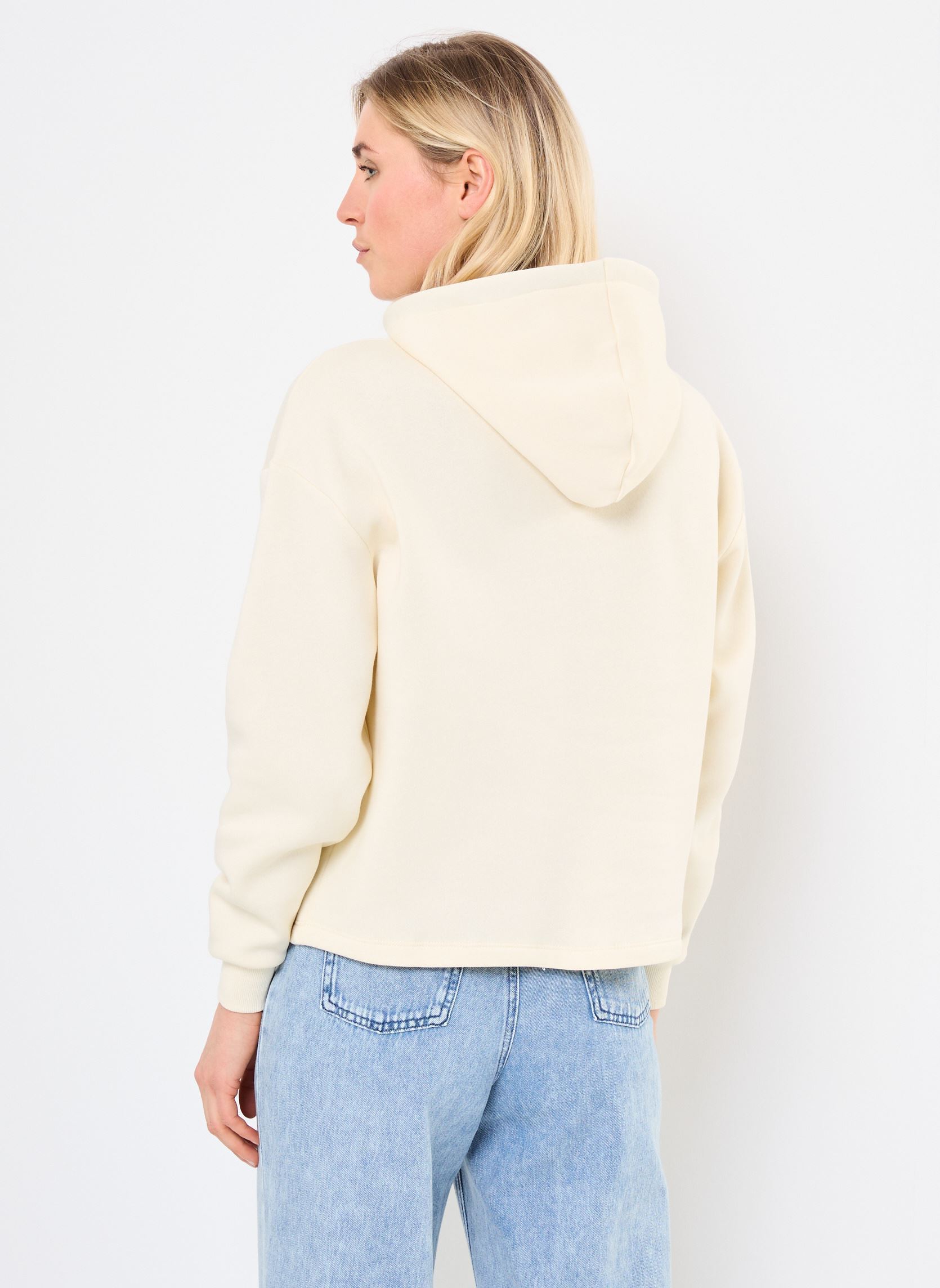 Jersey con capucha Pcchilli Ls Iconic Hoodie Bc mujer blanco Pieces Jersey con capucha Pcchilli Ls Iconic Hoodie Bc mujer blanco White pepper