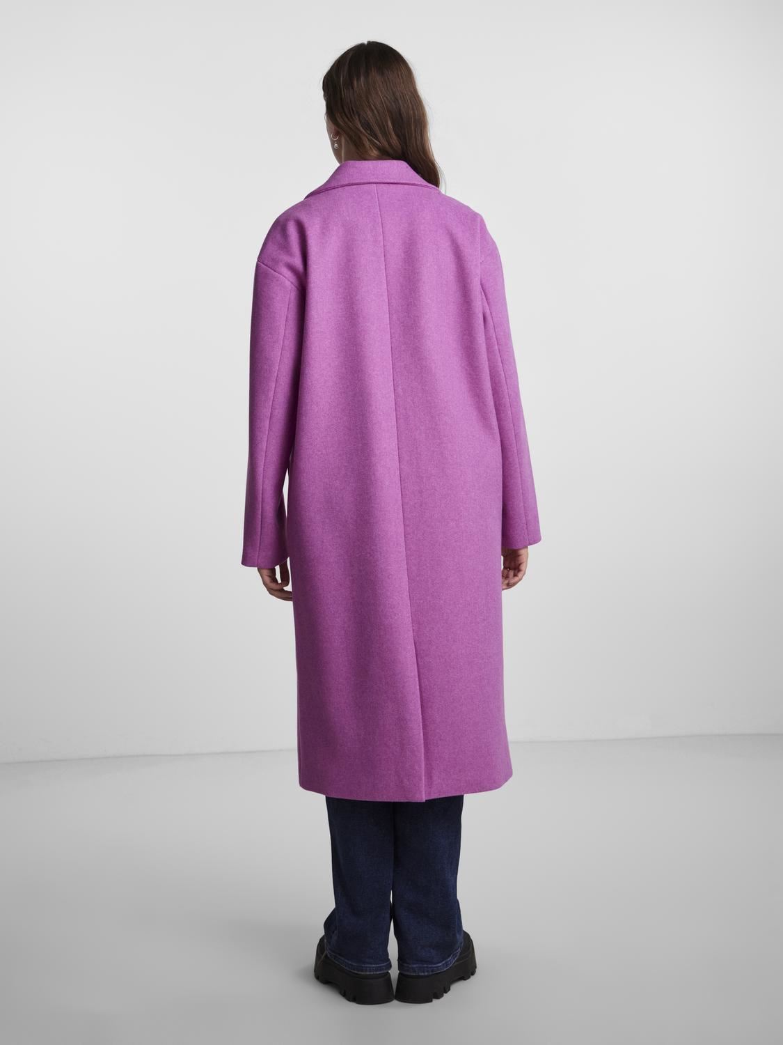 Mäntel Pcjili Long Coat Bc damen rosa Pieces Mäntel Pcjili Long Coat Bc damen rosa Festival Fuchsia
