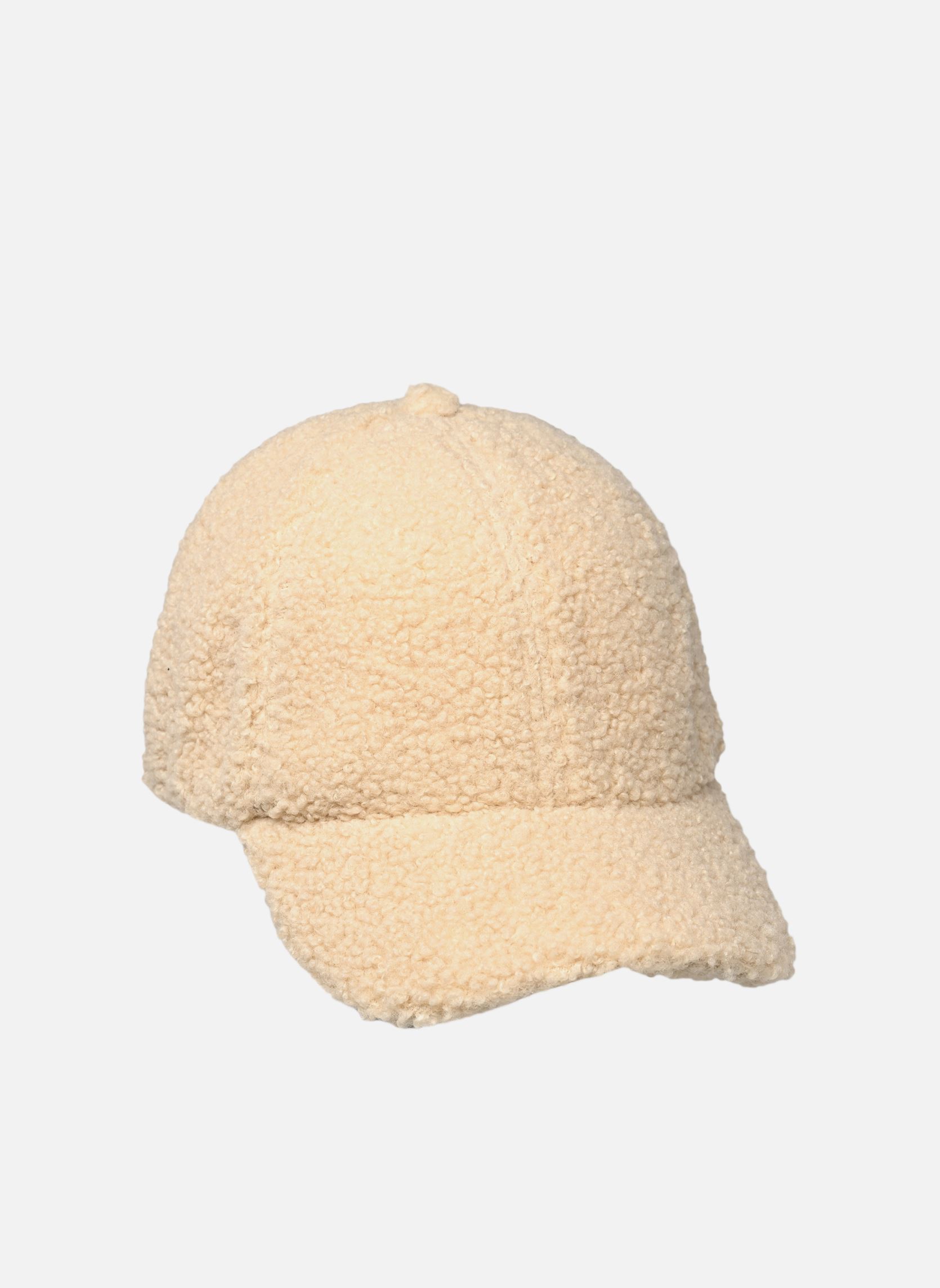 Petten Pcnetty Teddy Cap Bc dames wit Pieces Petten Pcnetty Teddy Cap Bc dames wit White pepper