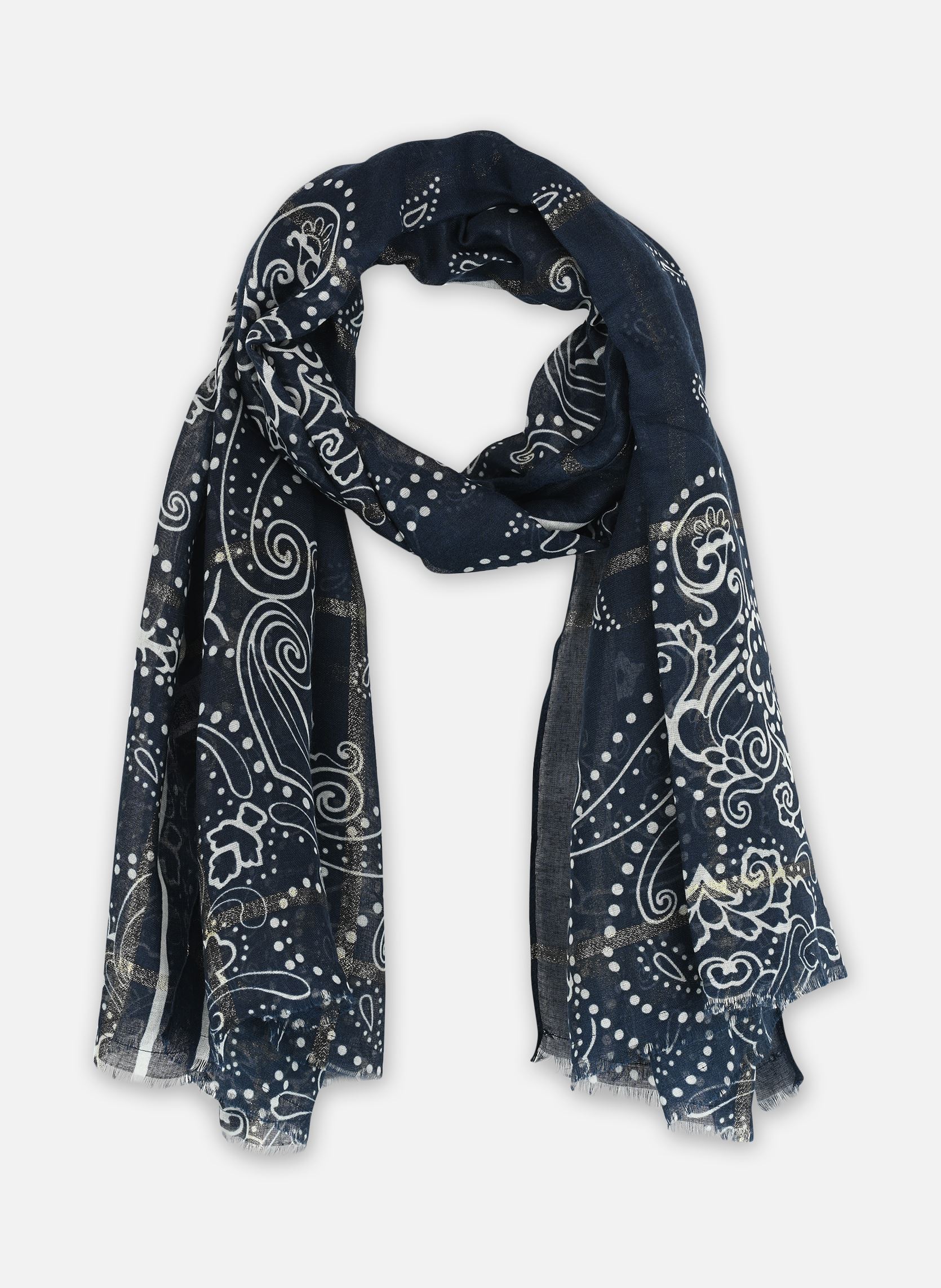 Sjaals Pcnira Long Scarf Fc Bc dames blauw Pieces Sjaals Pcnira Long Scarf Fc Bc dames blauw Sky captain