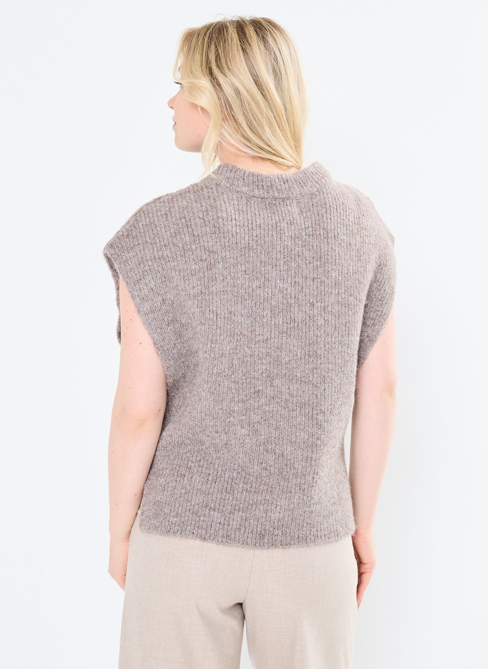 Pulls Pcnosie Poncho Bc femme gris Pieces Pulls Pcnosie Poncho Bc femme gris Fossil