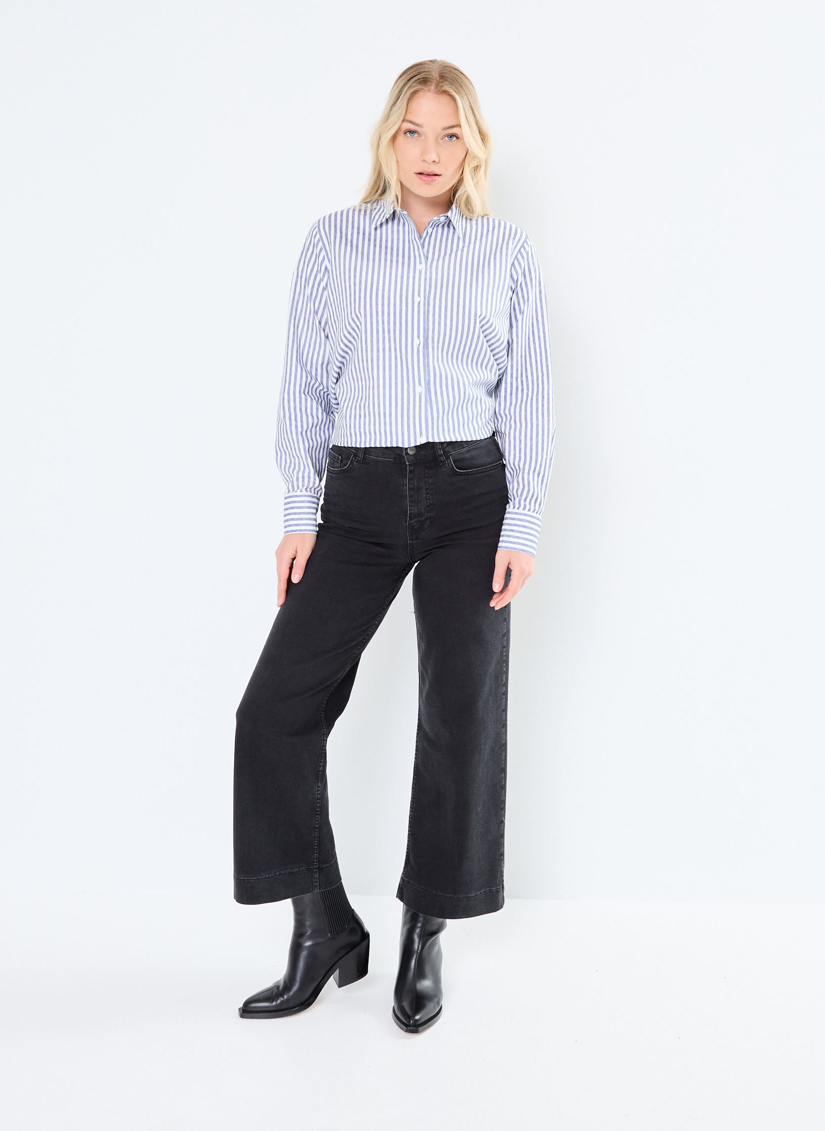 Langarm-Hemden Pcranne Ls Loose Shirt Fc Bc damen weiß Pieces Langarm-Hemden Pcranne Ls Loose Shirt Fc Bc damen weiß Cloud Dancer