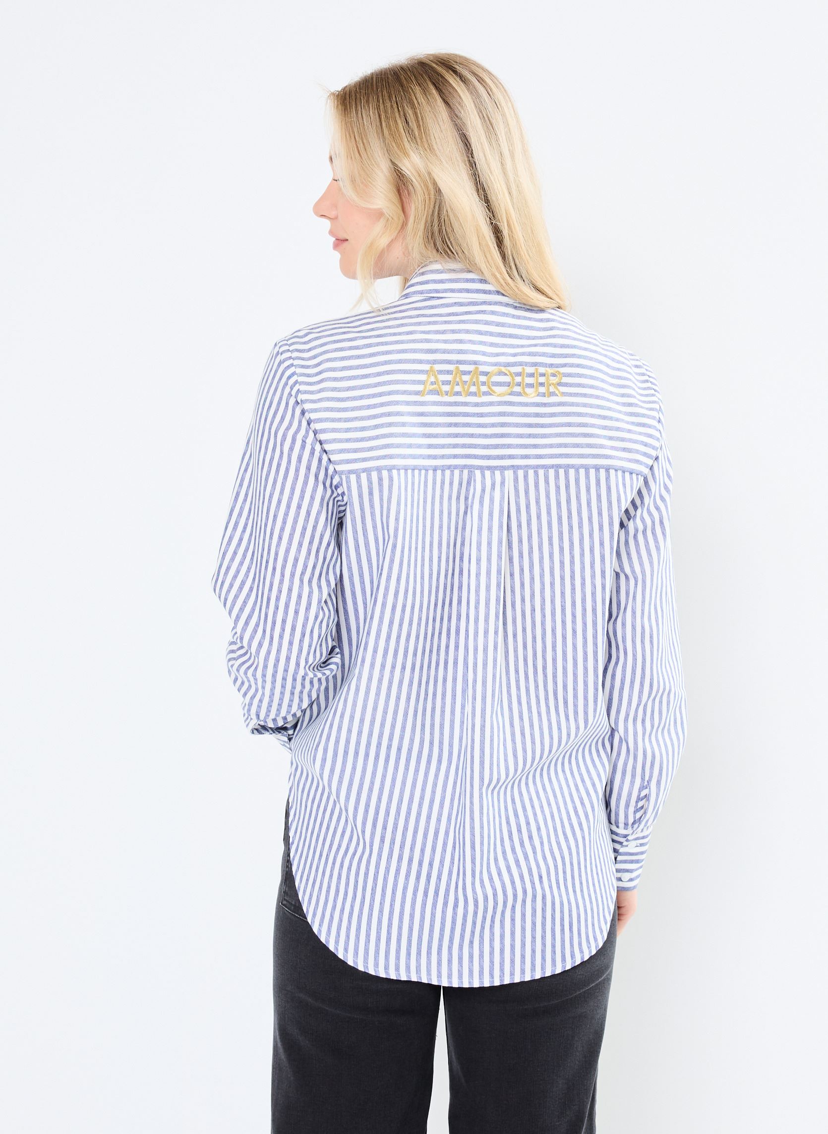Langarm-Hemden Pcranne Ls Loose Shirt Fc Bc damen weiß Pieces Langarm-Hemden Pcranne Ls Loose Shirt Fc Bc damen weiß Cloud Dancer