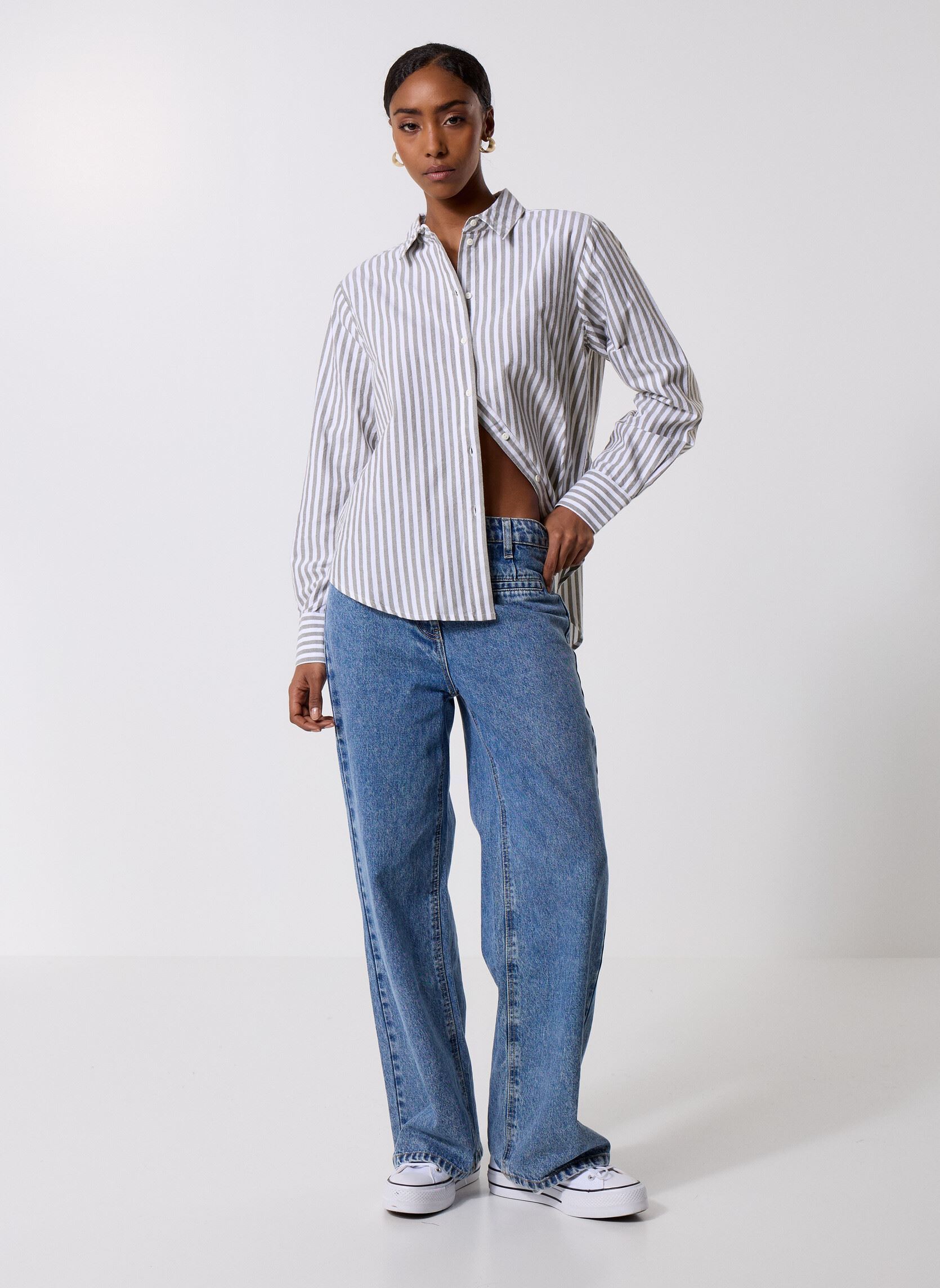 Lange mouw overhemden Pcranne Ls Loose Shirt Fc Bc dames wit Pieces Lange mouw overhemden Pcranne Ls Loose Shirt Fc Bc dames wit Cloud Dancer Kalamata