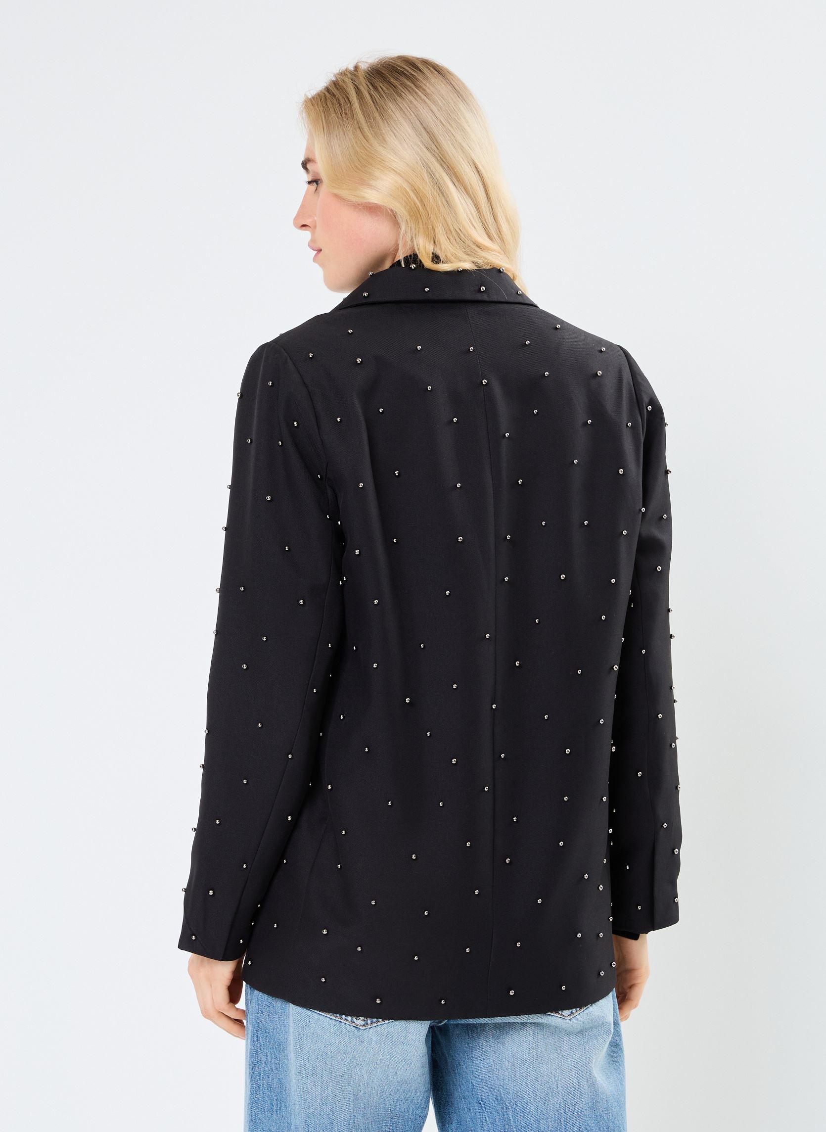Blazer Pcru Ls Embelish Blazer damen schwarz Pieces Blazer Pcru Ls Embelish Blazer damen schwarz Black