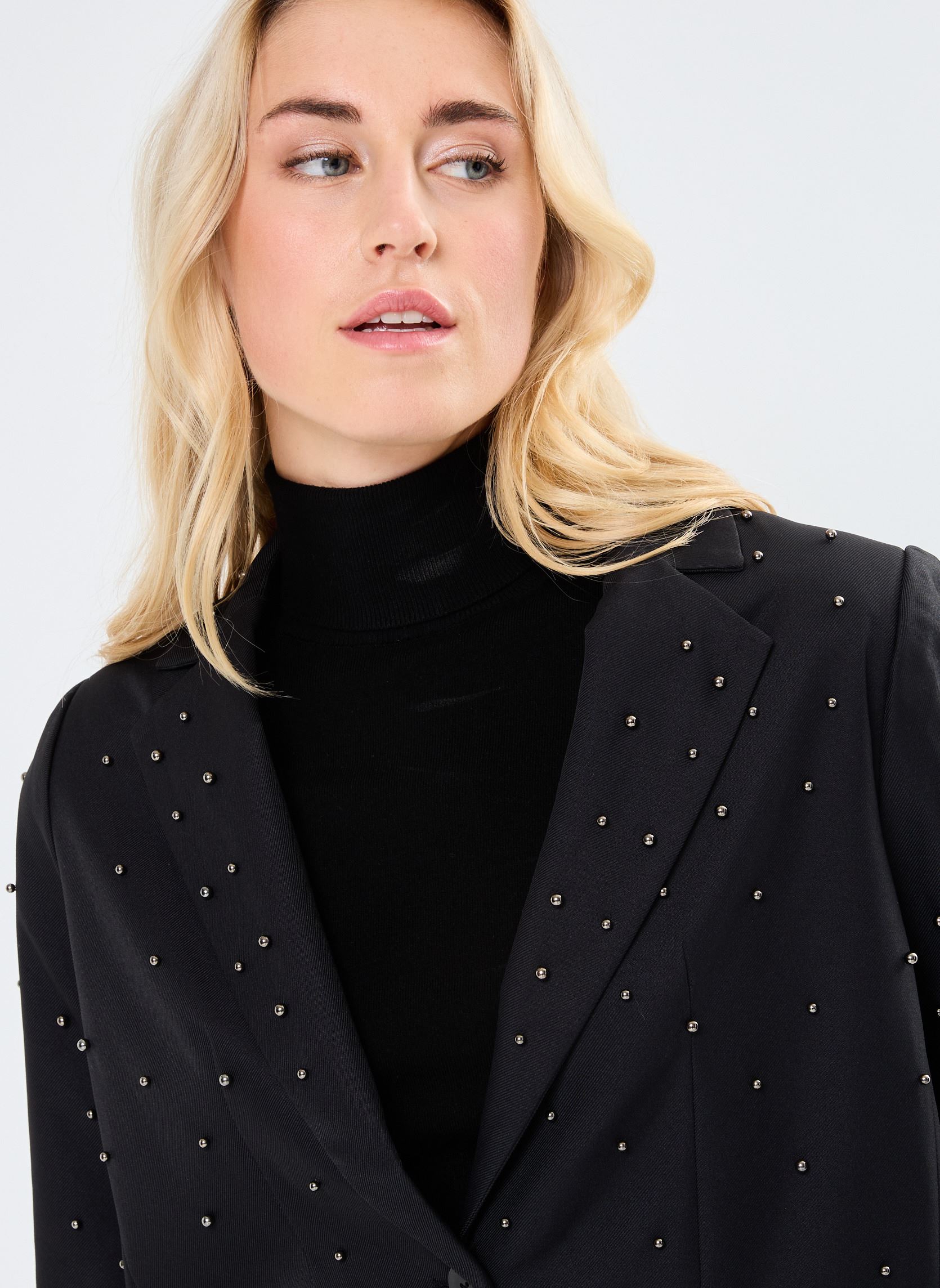 Blazer Pcru Ls Embelish Blazer damen schwarz Pieces Blazer Pcru Ls Embelish Blazer damen schwarz Black