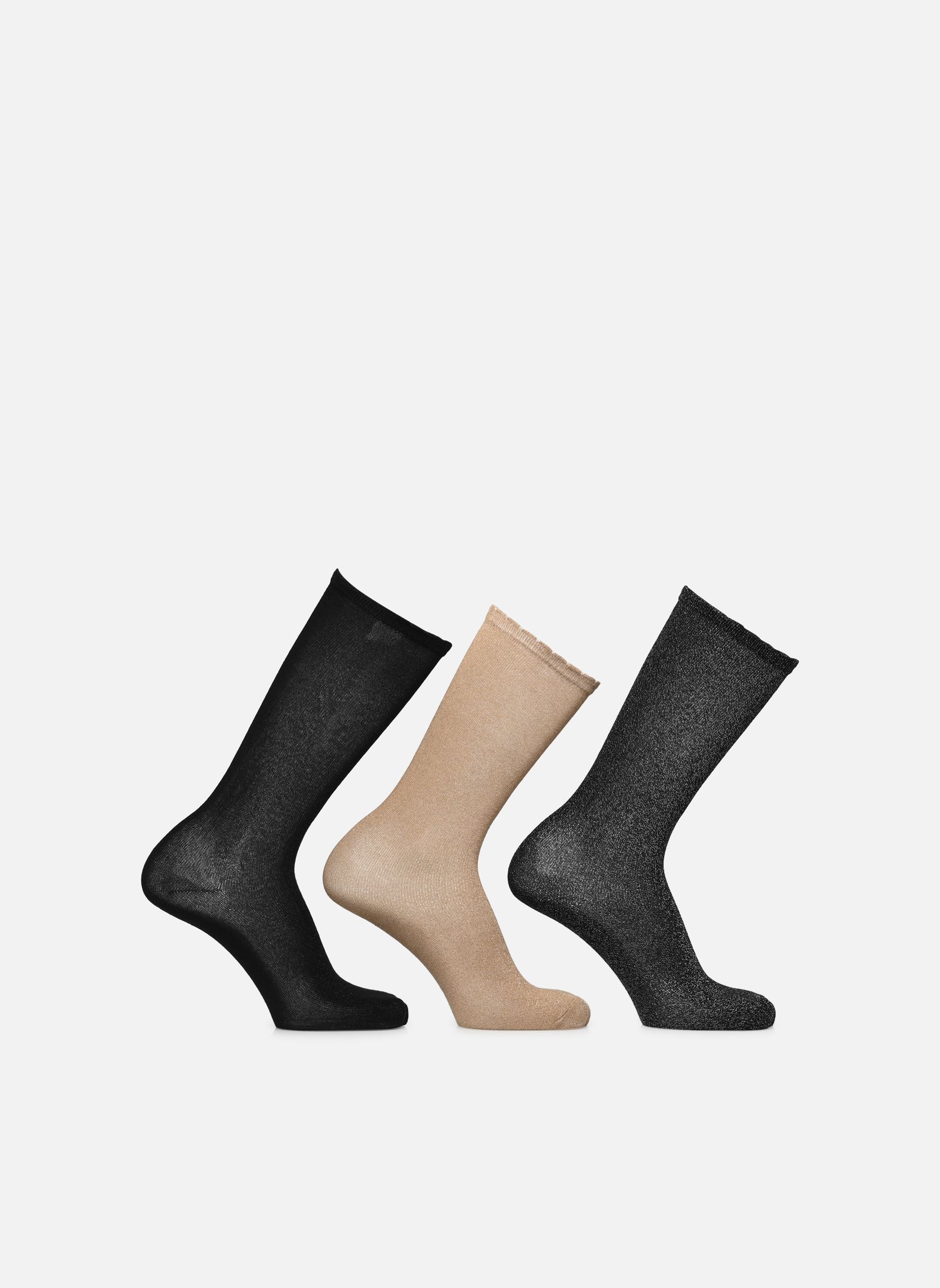 Sokken Pcsebby 3Pack Long Knee Sock Fc Bc dames zwart Pieces Sokken Pcsebby 3Pack Long Knee Sock Fc Bc dames zwart Black