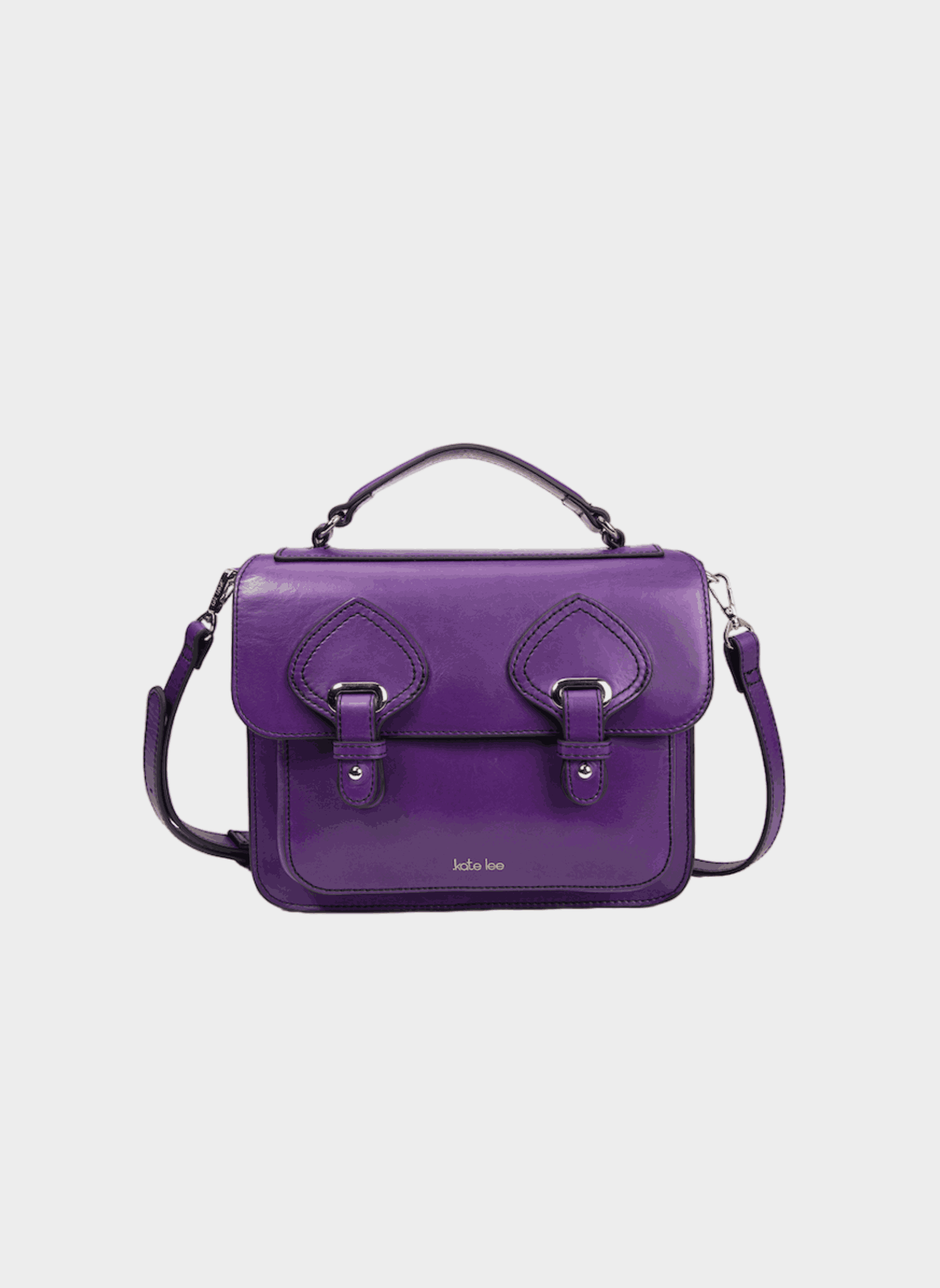 Sac à Main Tanner Krolle Londres En Cuir Lilas - Taille Medium - Neuf Avec étiquettes