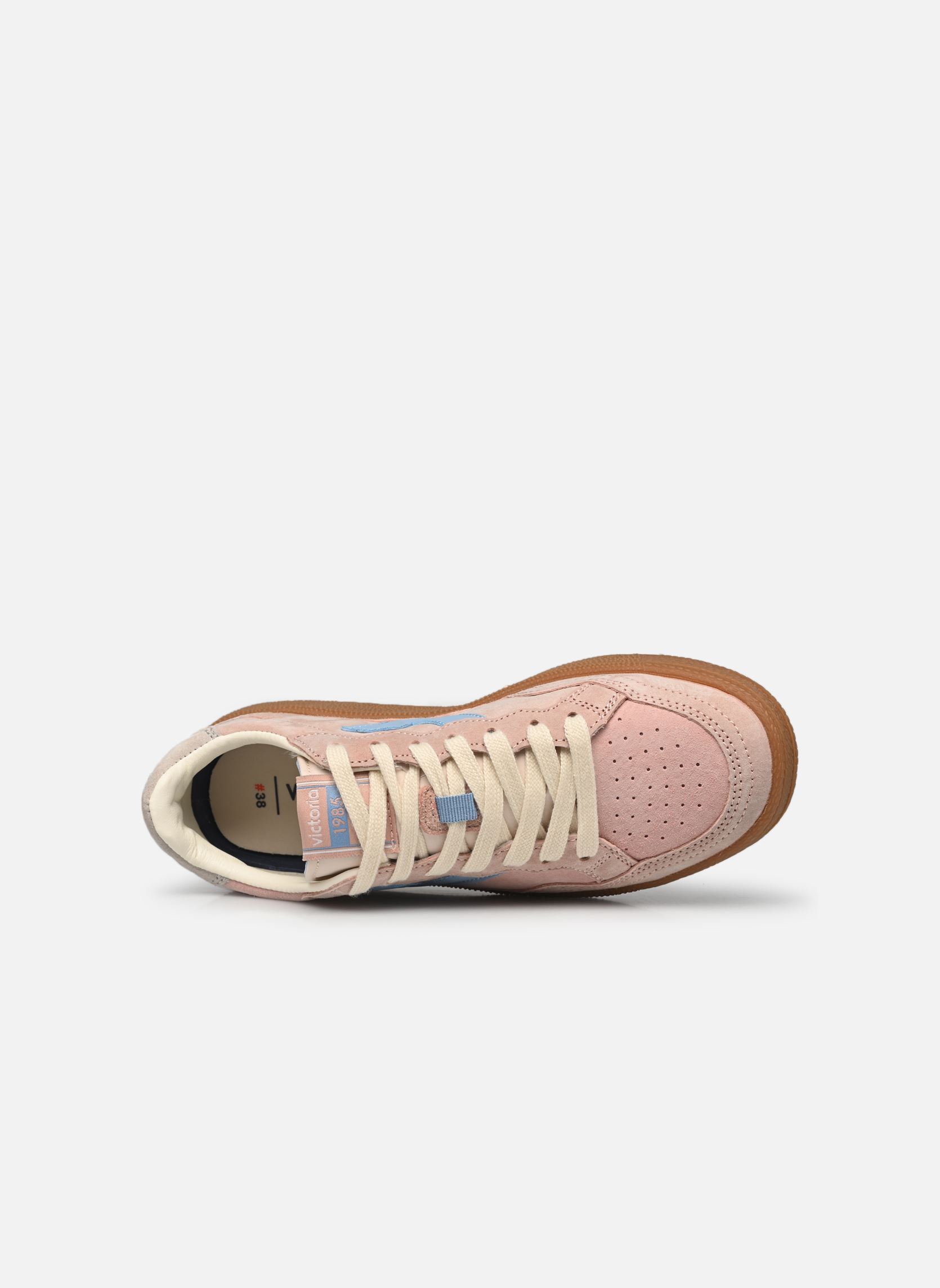 Sneakers SMASH - SOFT SUEDE dames roze Victoria Sneakers SMASH - SOFT SUEDE dames roze Rosa